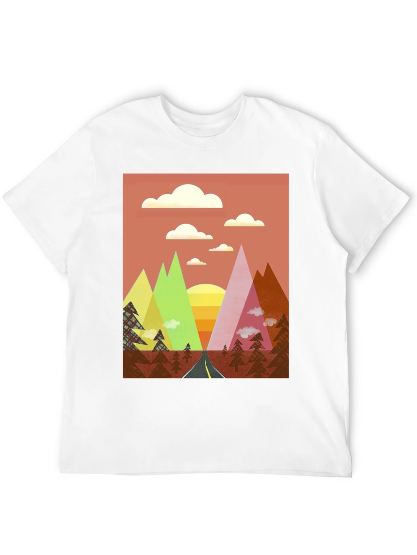 Mountains Road Trip Graphic Tee