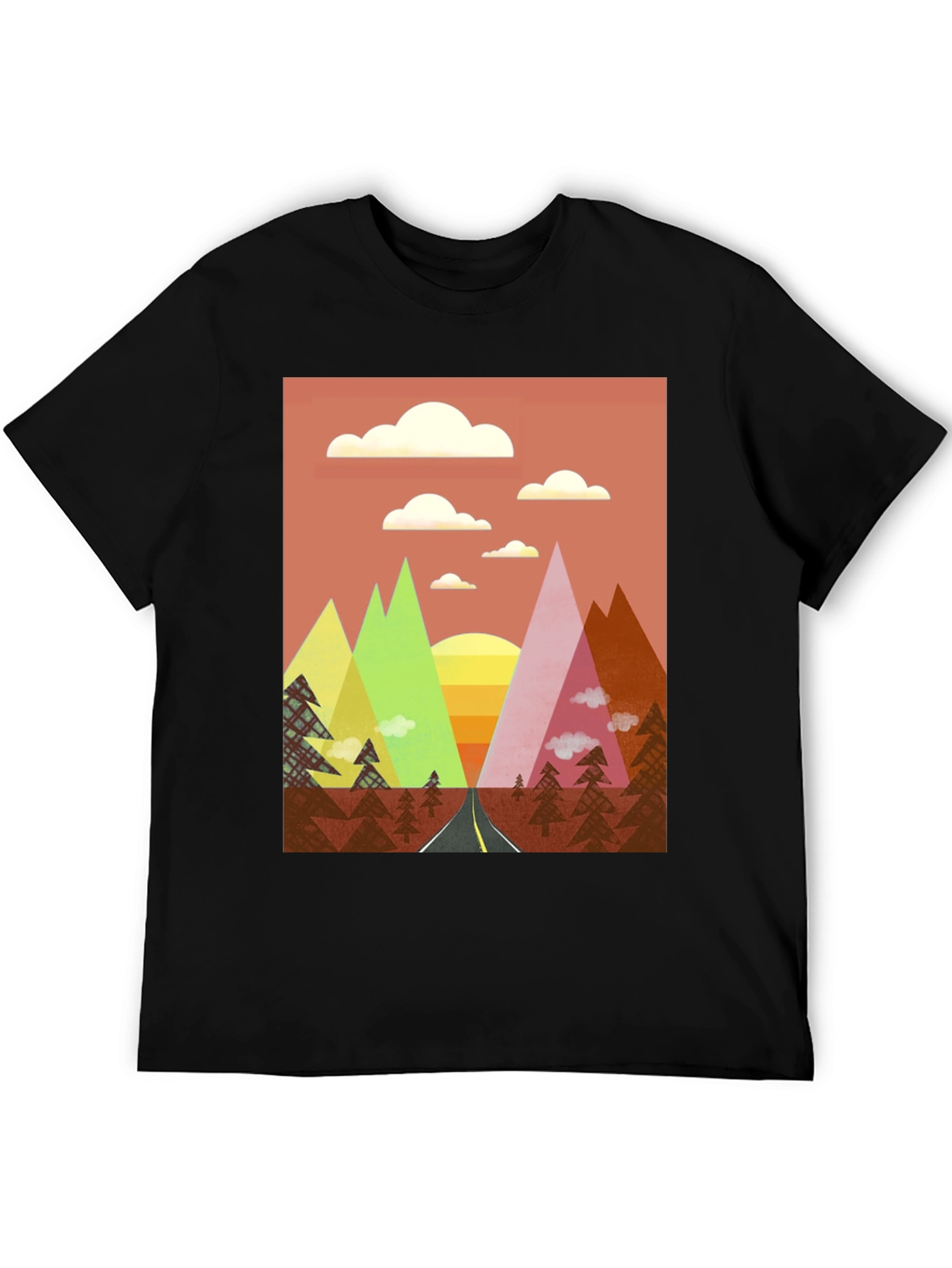 Mountains Road Trip Graphic Tee