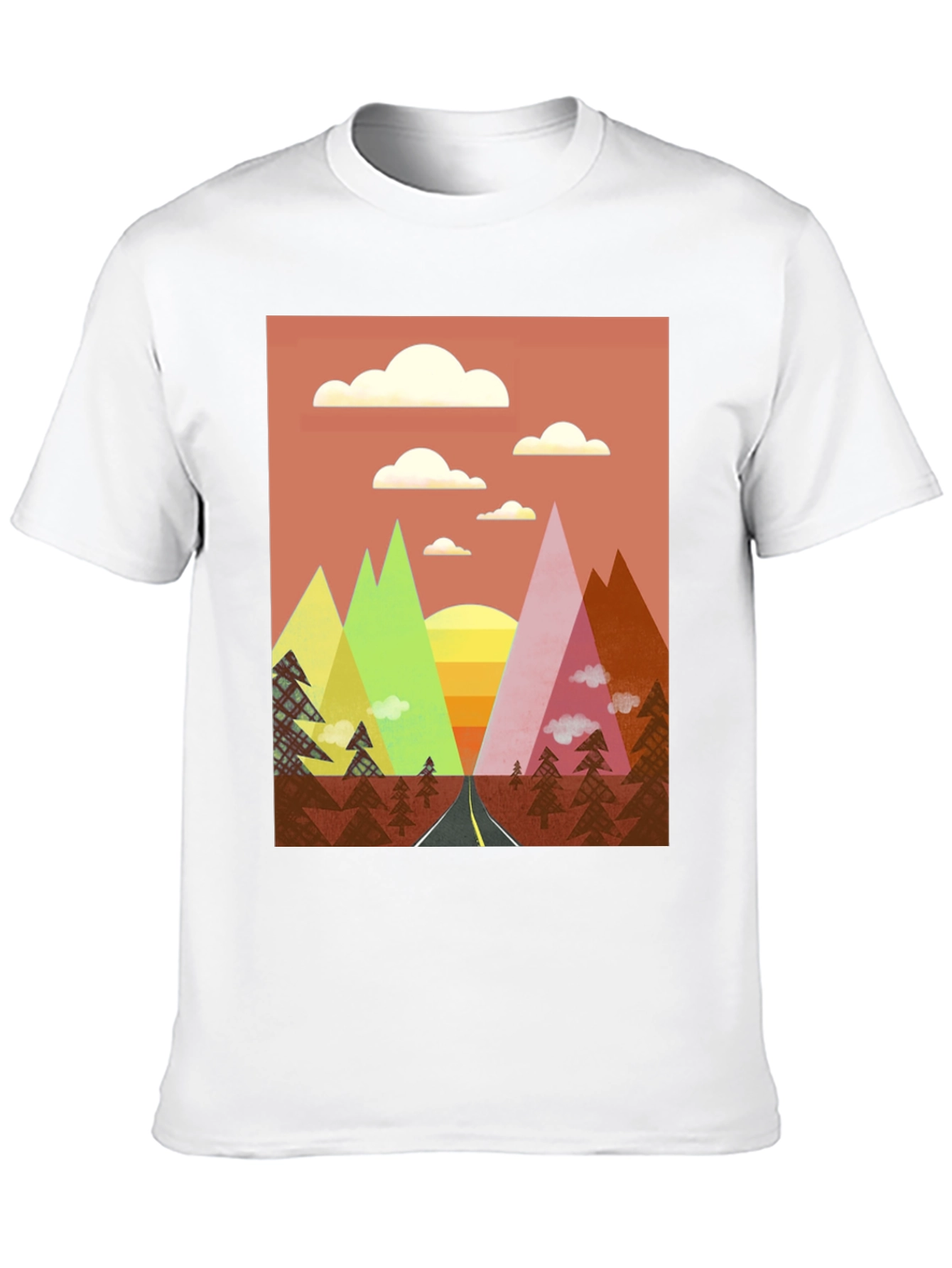 Mountains Road Trip Graphic Tee