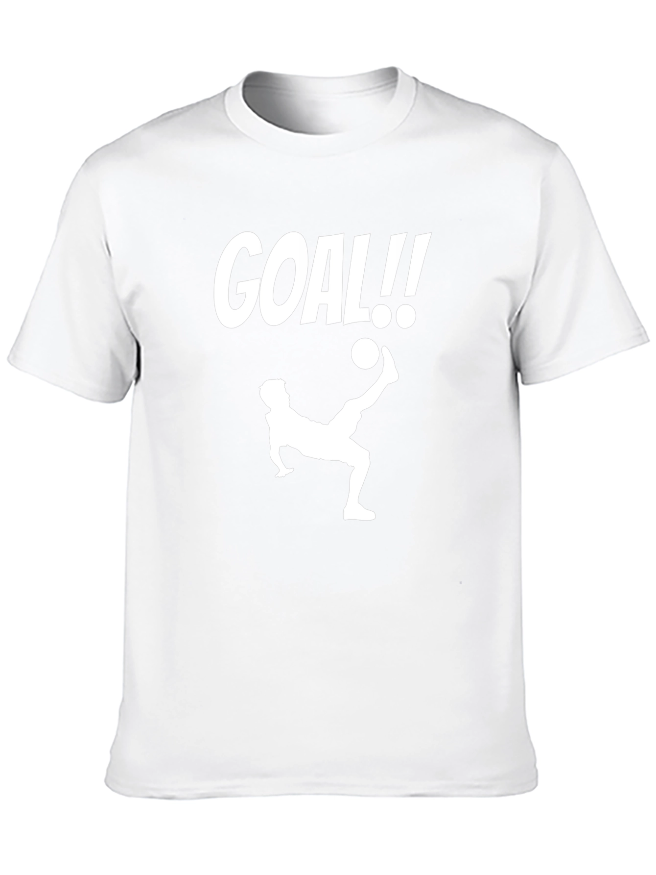 Goal! Soccer Graphic Tee - Black Cotton Shirt