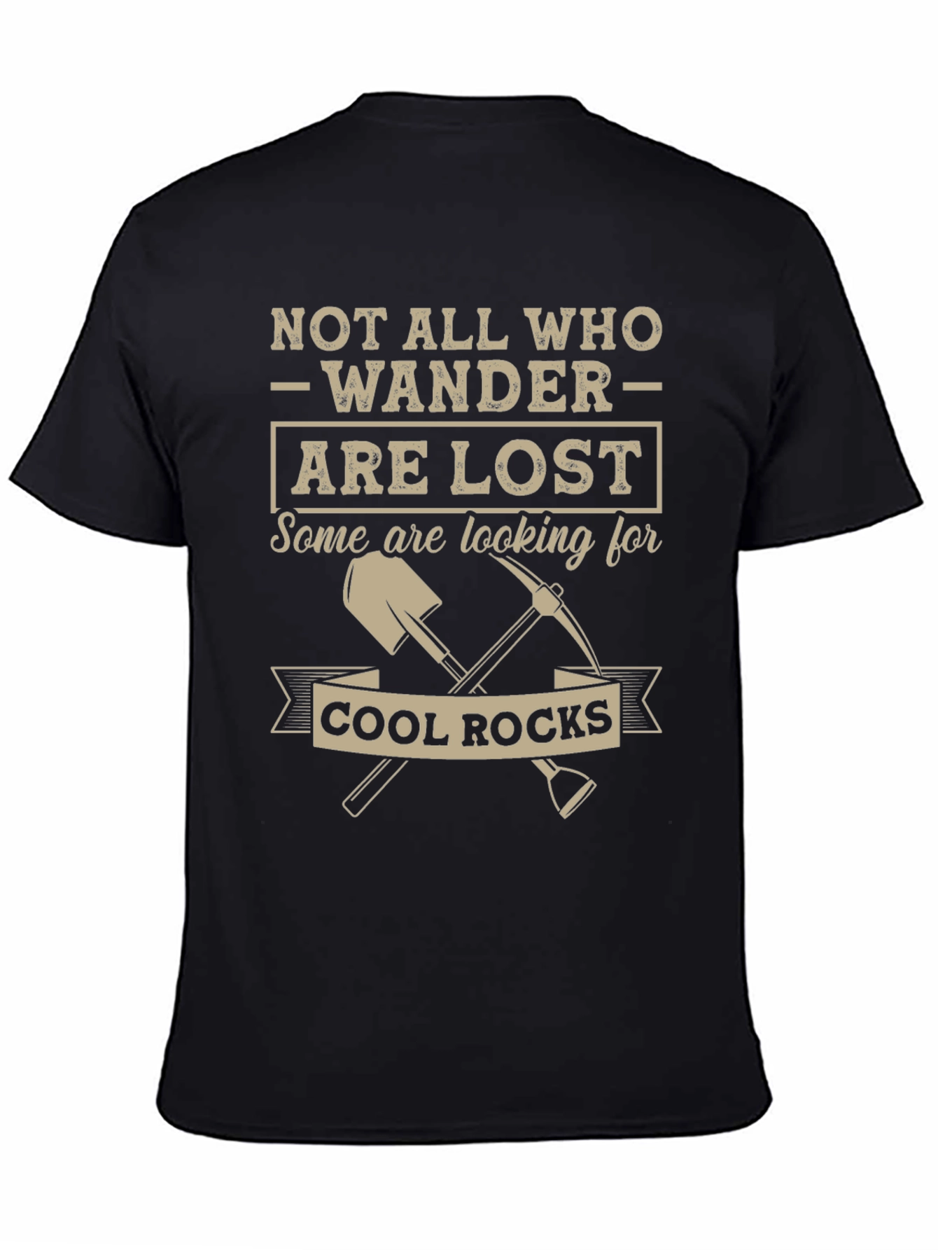 Not All Who Wander T-Shirt Cool Rocks Graphic Tee