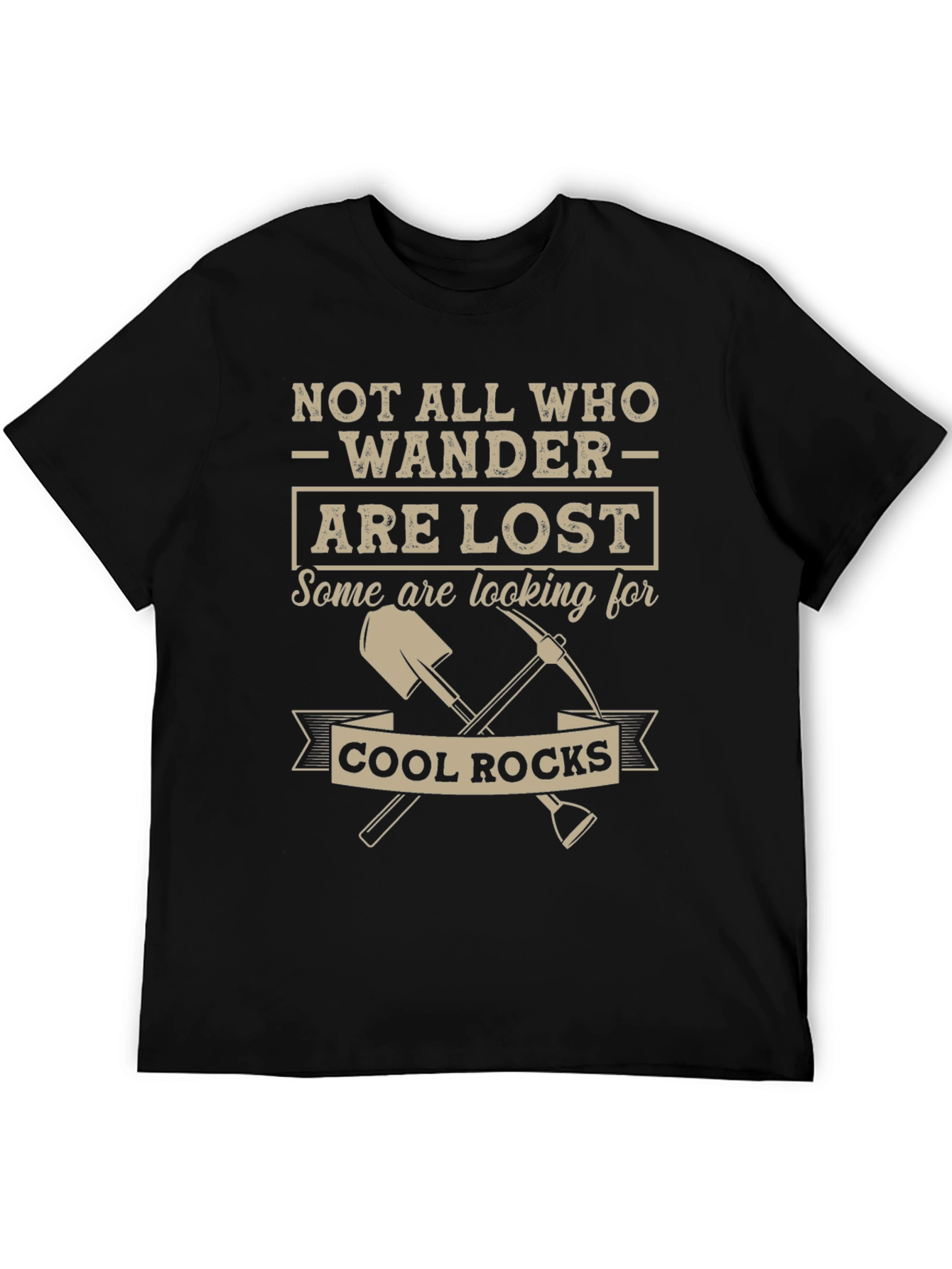 Not All Who Wander T-Shirt Cool Rocks Graphic Tee