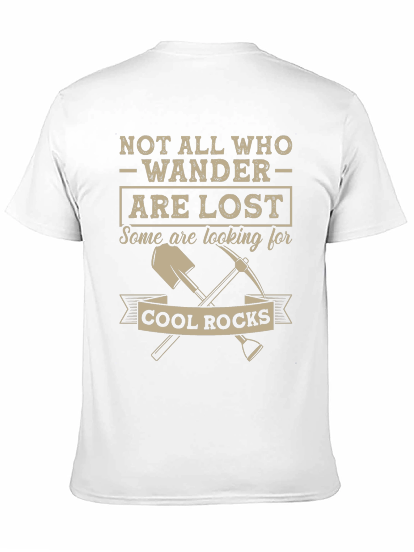Not All Who Wander T-Shirt Cool Rocks Graphic Tee