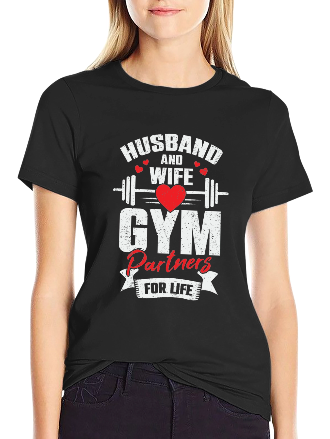 Husband and Wife Gym Partners T-Shirt