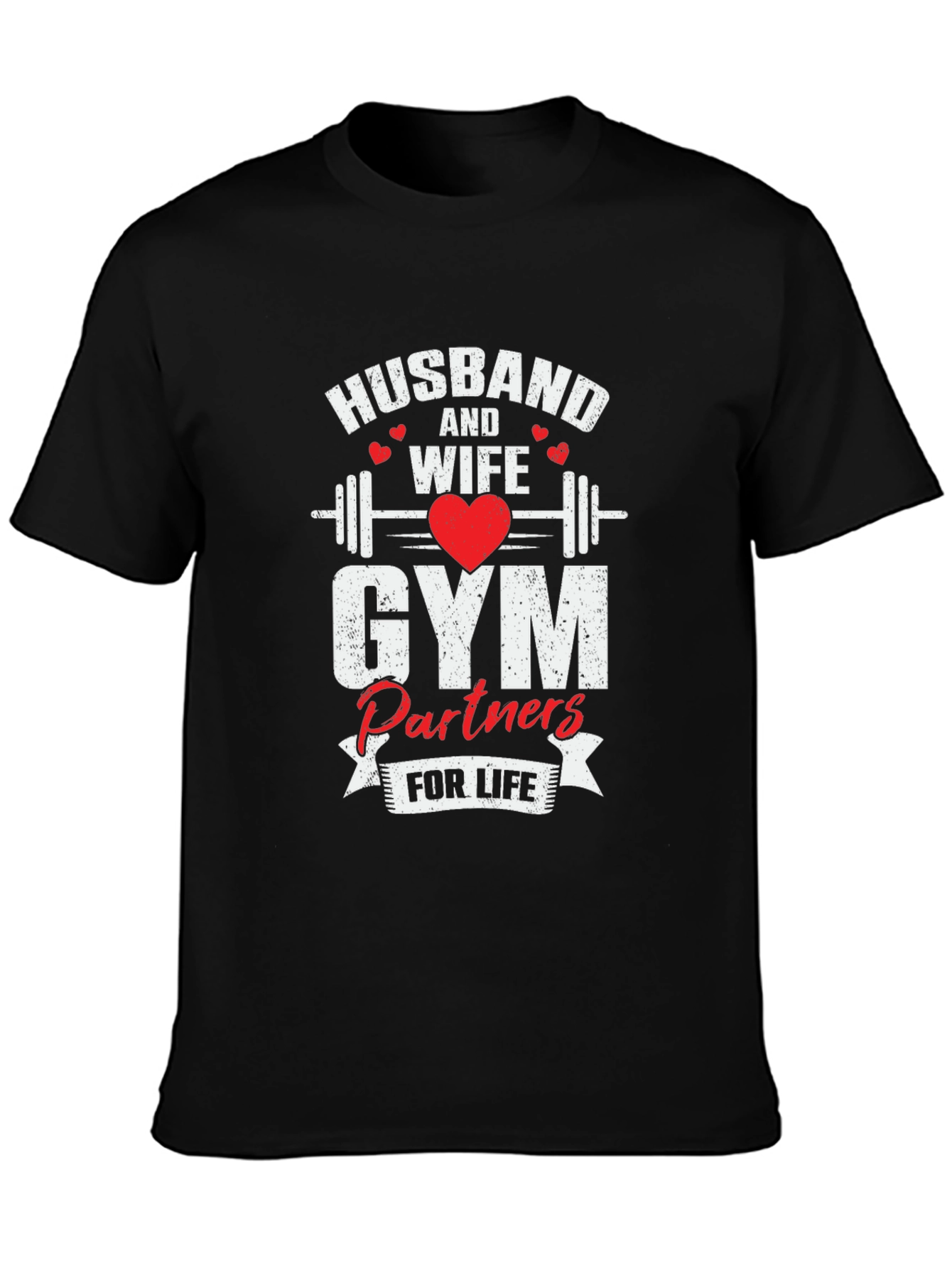 Husband and Wife Gym Partners T-Shirt