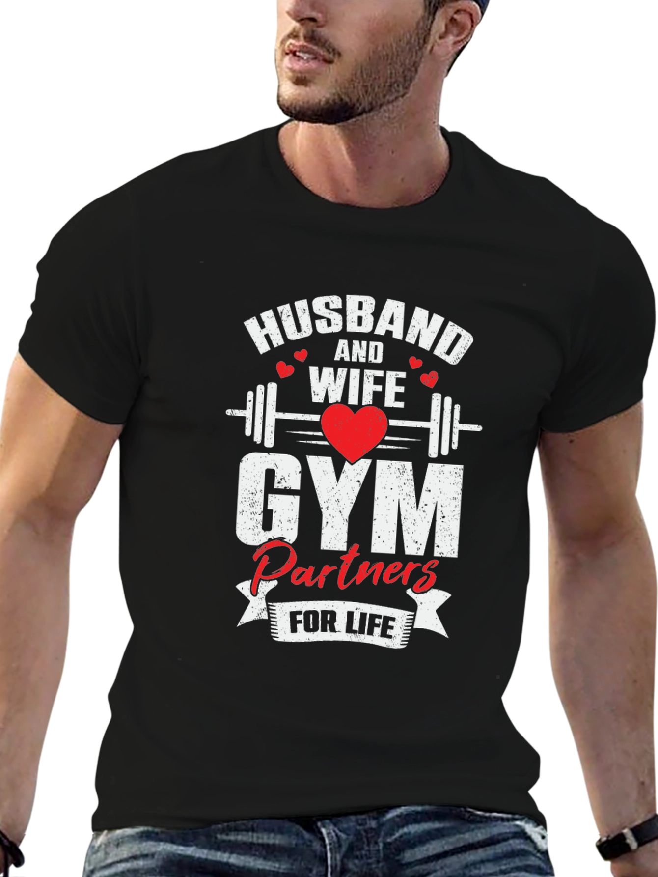 Husband and Wife Gym Partners T-Shirt