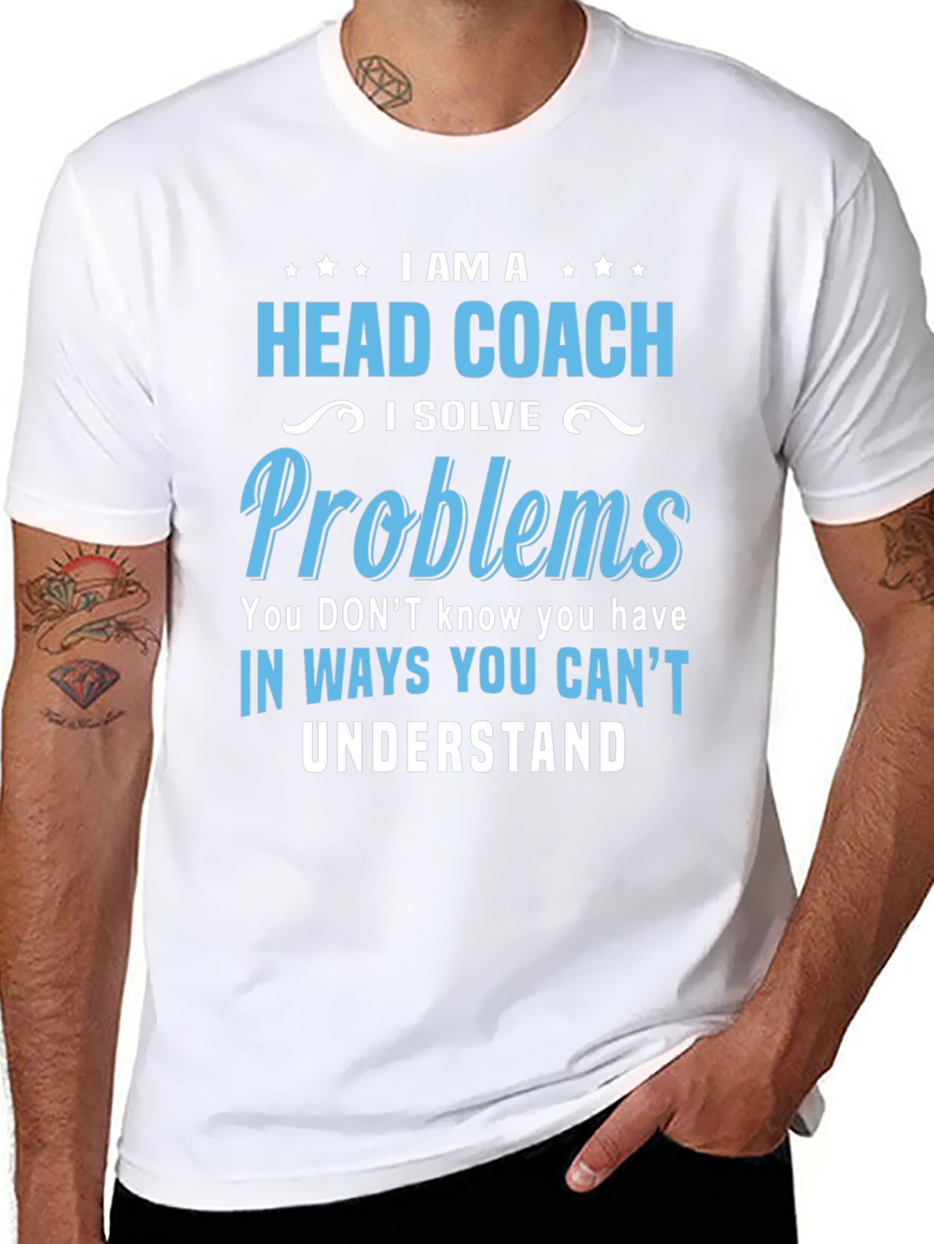 Head Coach T-Shirt: I Solve Problems Tee