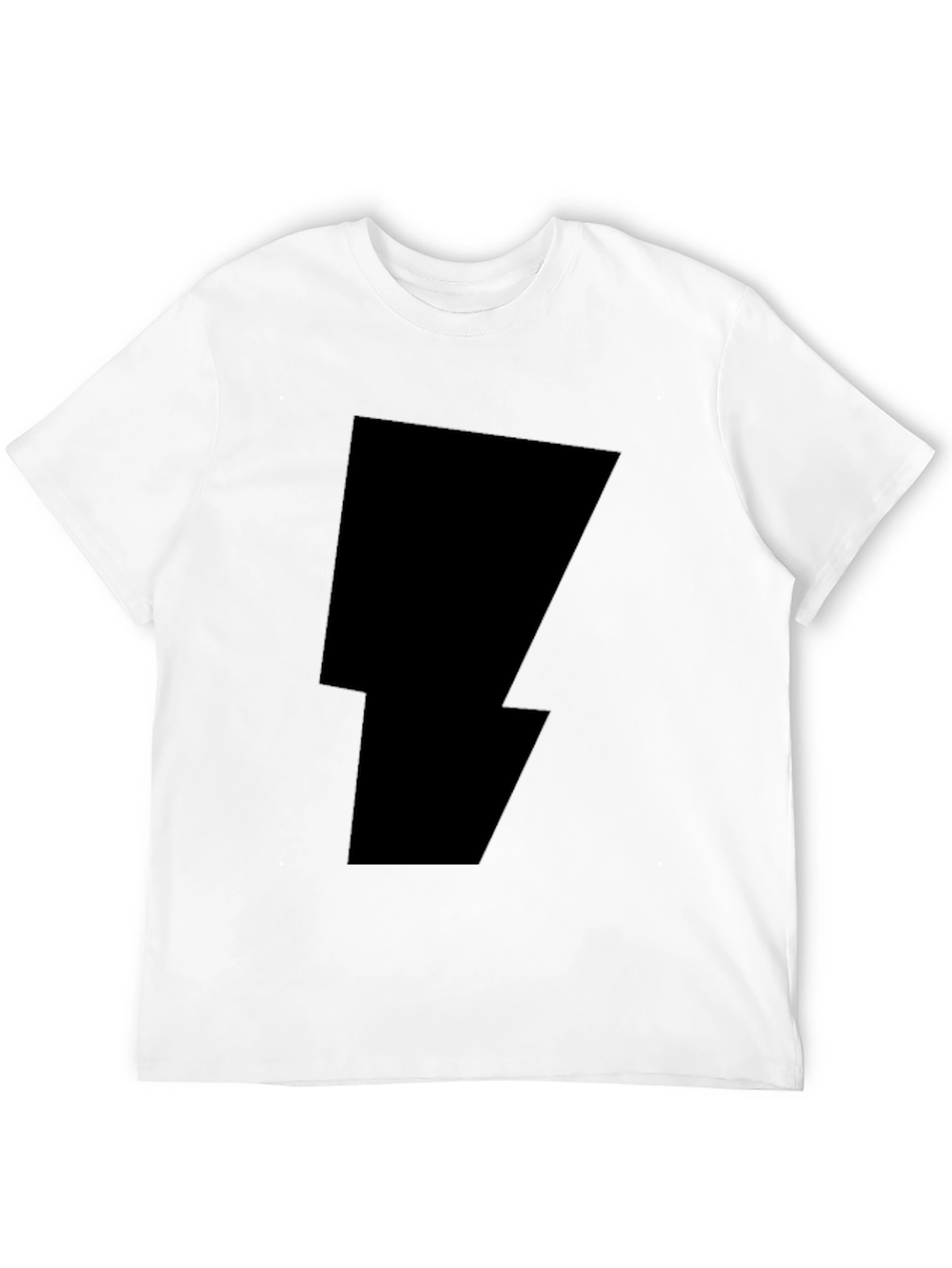 Black Lightning Bolt Graphic Tee