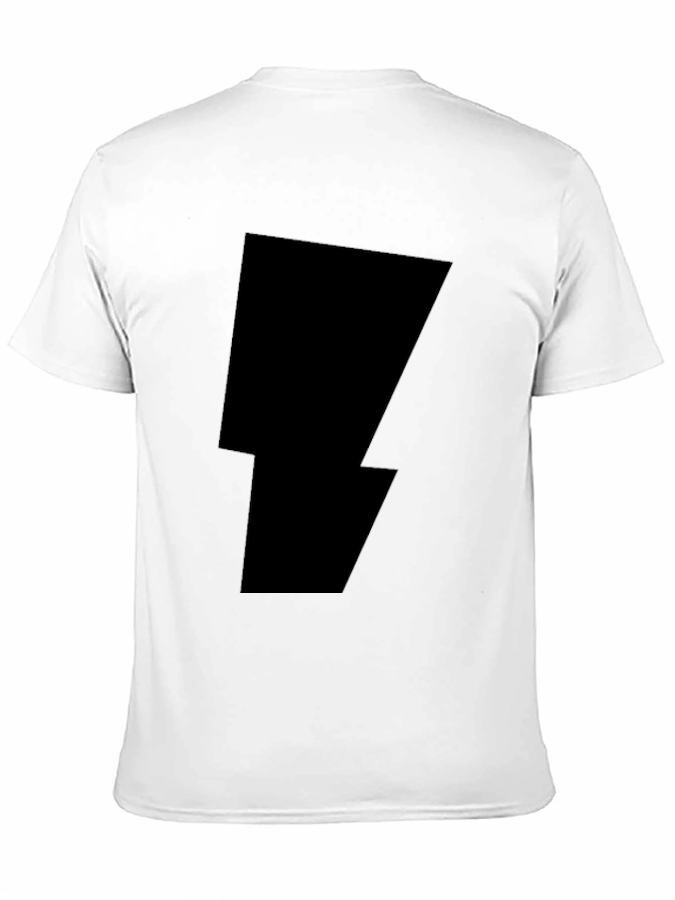 Black Lightning Bolt Graphic Tee