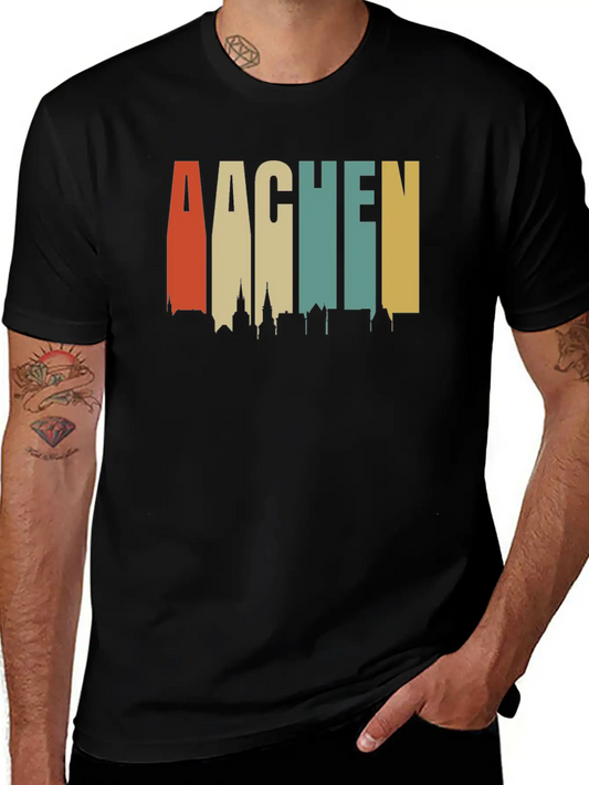 Aachen Unisex Casual T-Shirt – Clean Design For Daily Comfort