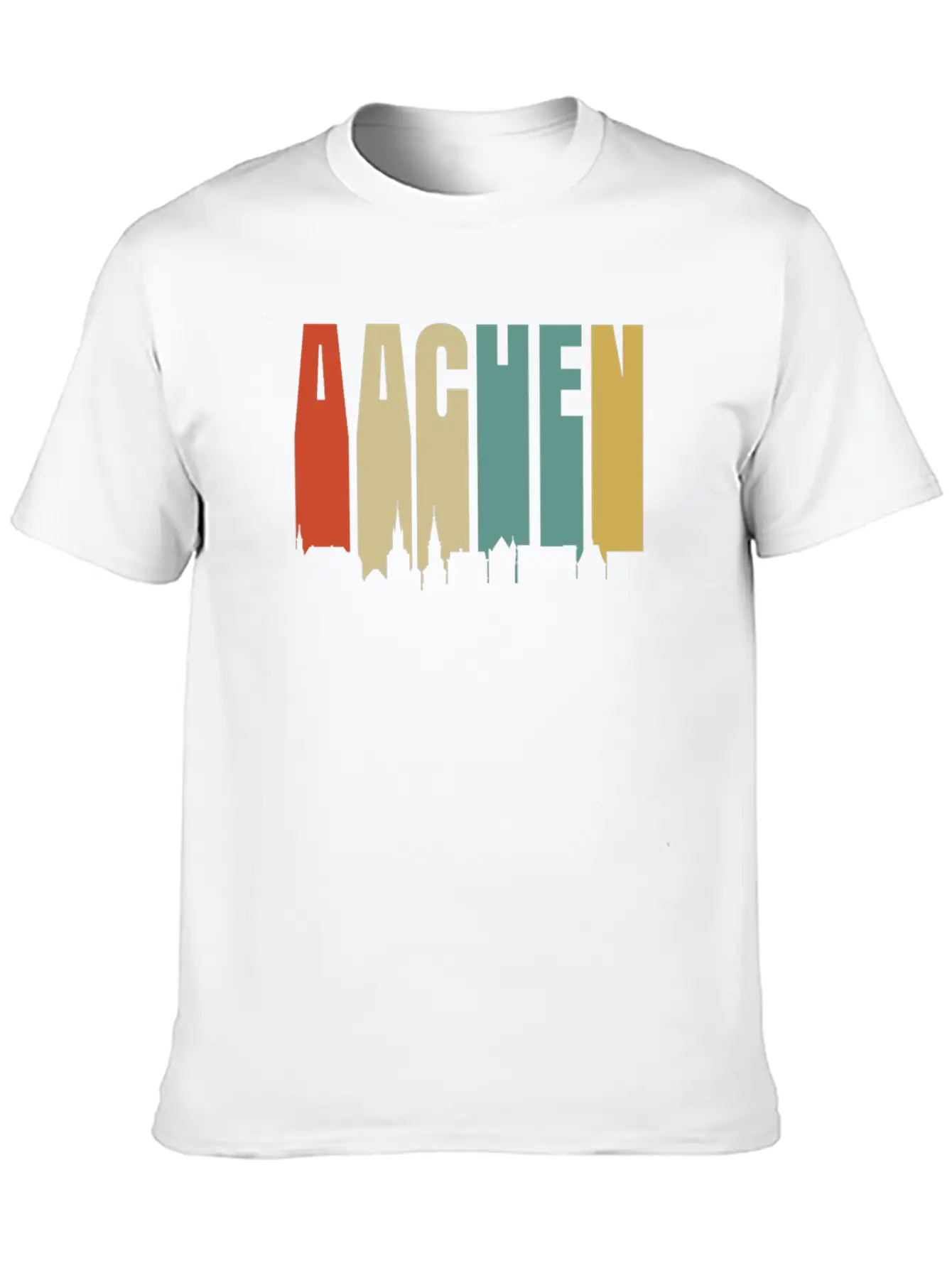 Aachen Unisex Casual T-Shirt – Clean Design For Daily Comfort