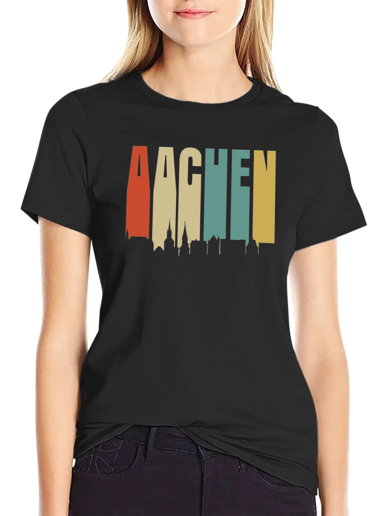 Aachen Unisex Casual T-Shirt – Clean Design For Daily Comfort