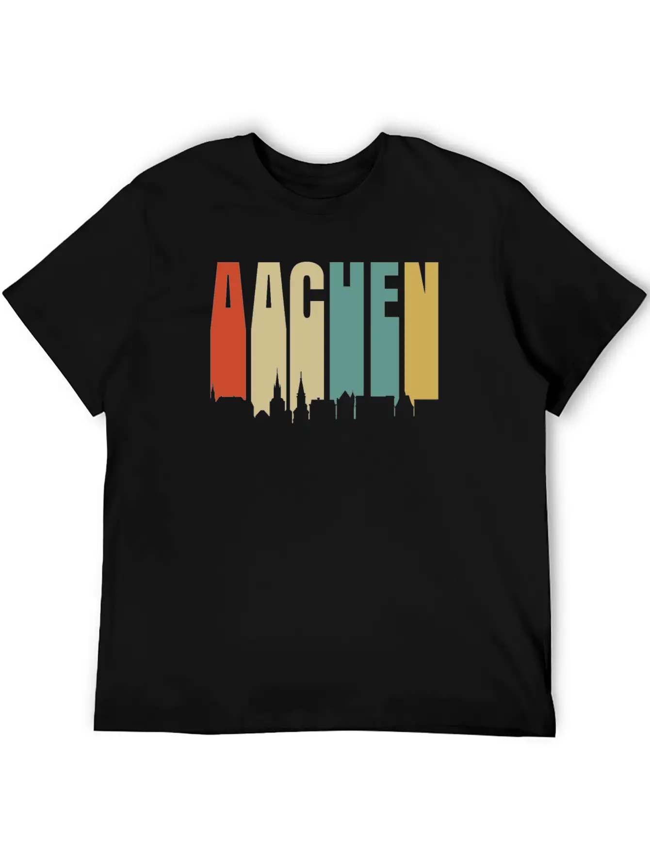 Aachen Unisex Casual T-Shirt – Clean Design For Daily Comfort
