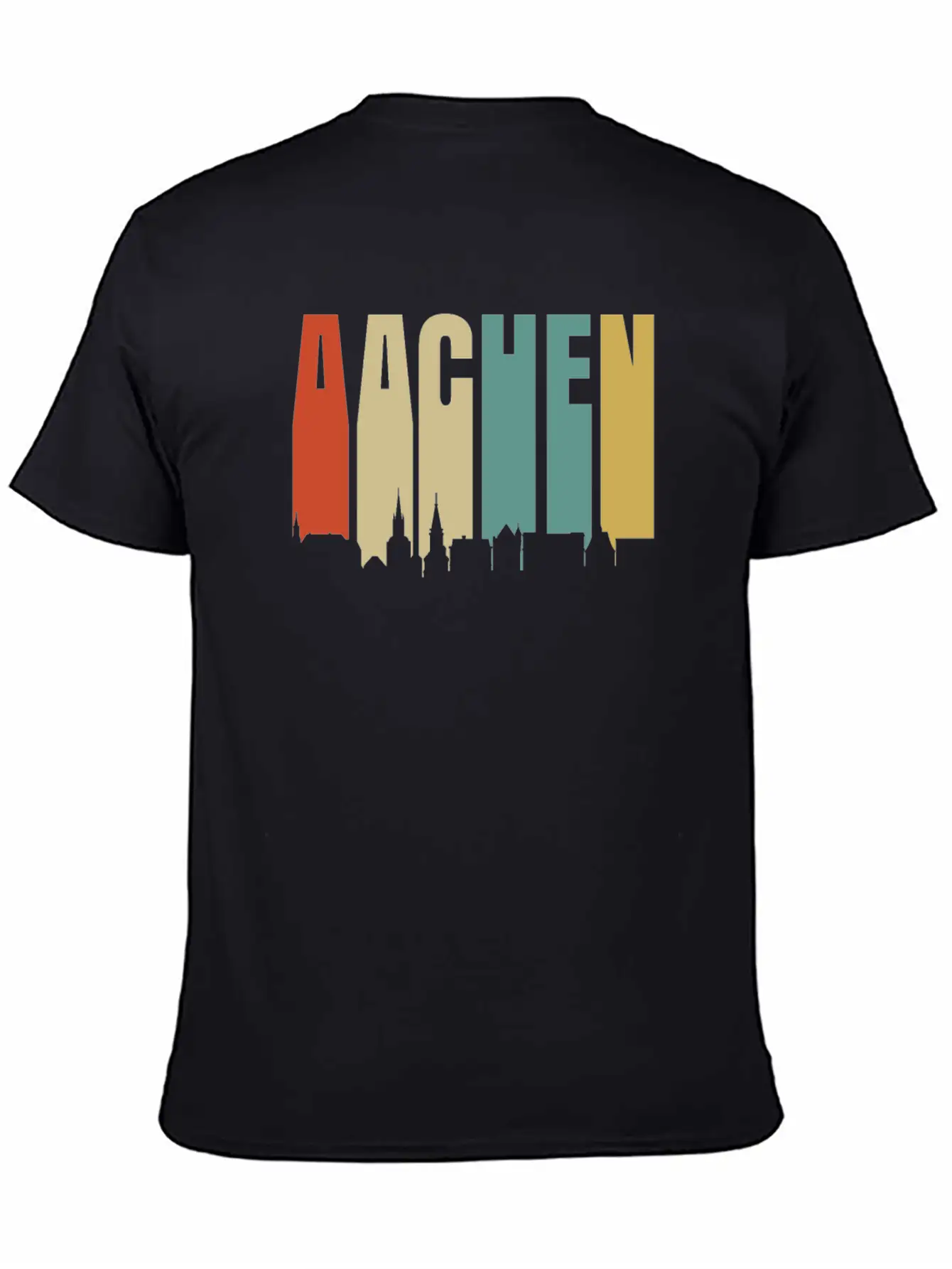 Aachen Unisex Casual T-Shirt – Clean Design For Daily Comfort