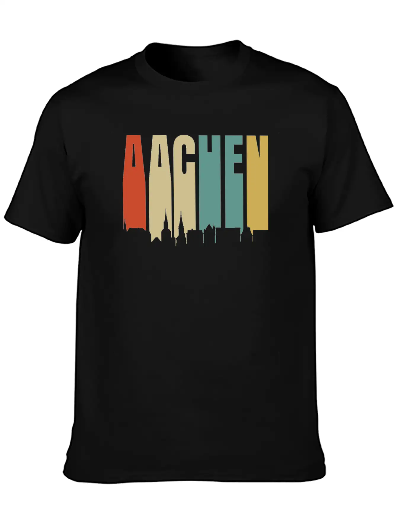 Aachen Unisex Casual T-Shirt – Clean Design For Daily Comfort