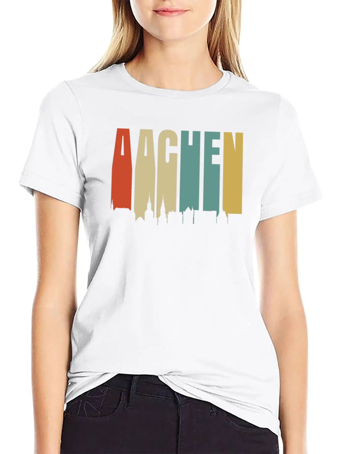 Aachen Unisex Casual T-Shirt – Clean Design For Daily Comfort