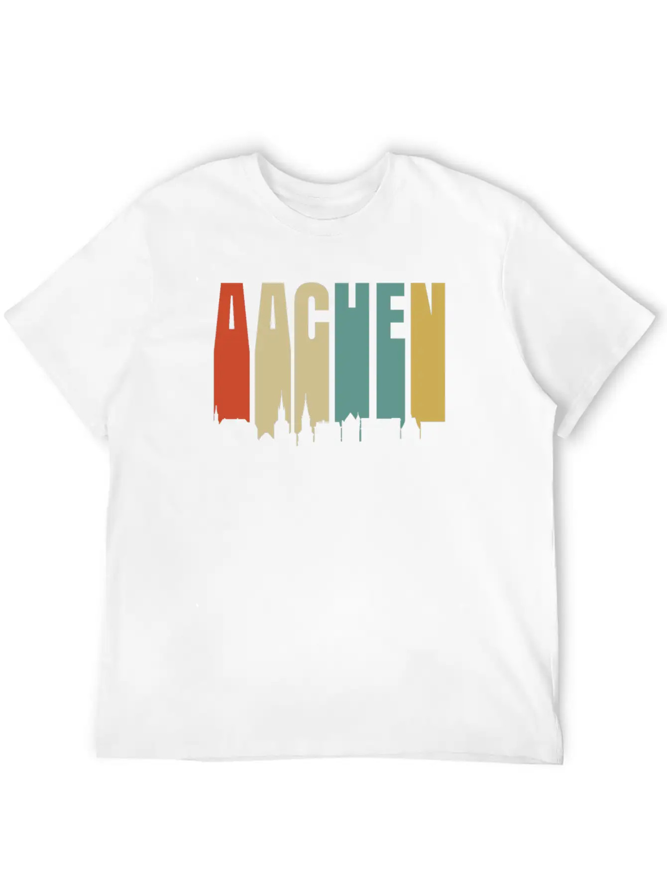Aachen Unisex Casual T-Shirt – Clean Design For Daily Comfort