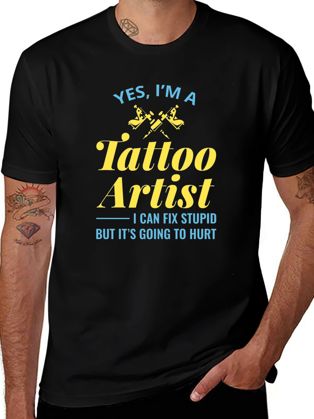 Tattoo Artist Graphic Tee - Fix Stupid