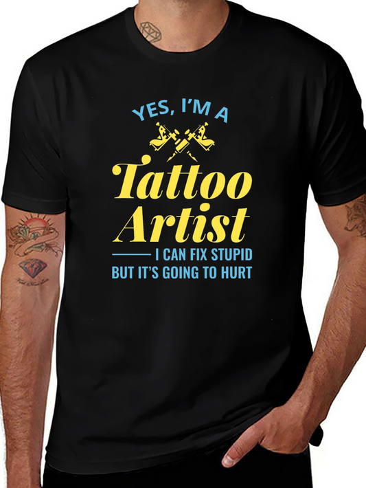 Tattoo Artist Graphic Tee - Fix Stupid