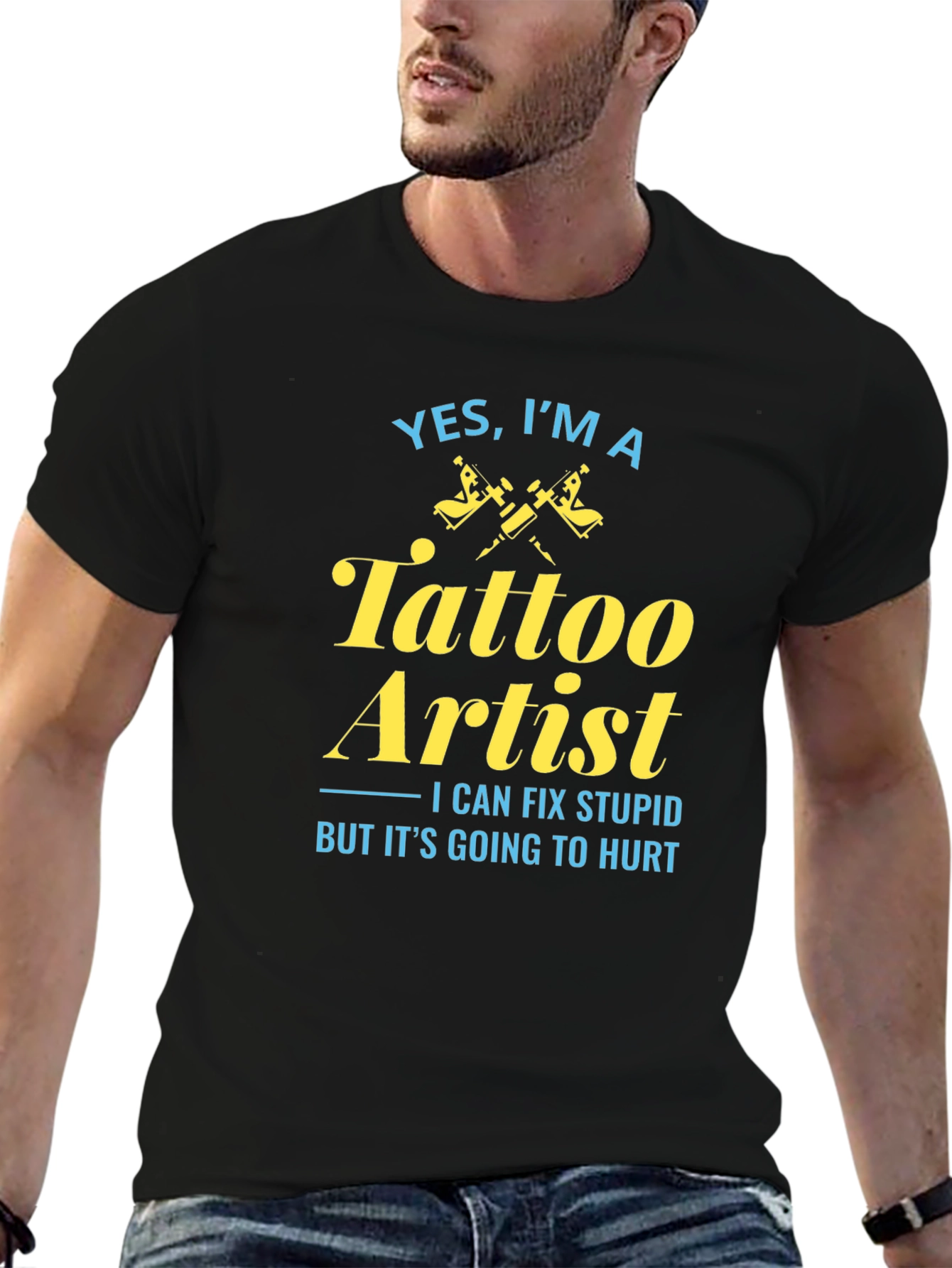 Tattoo Artist Graphic Tee - Fix Stupid