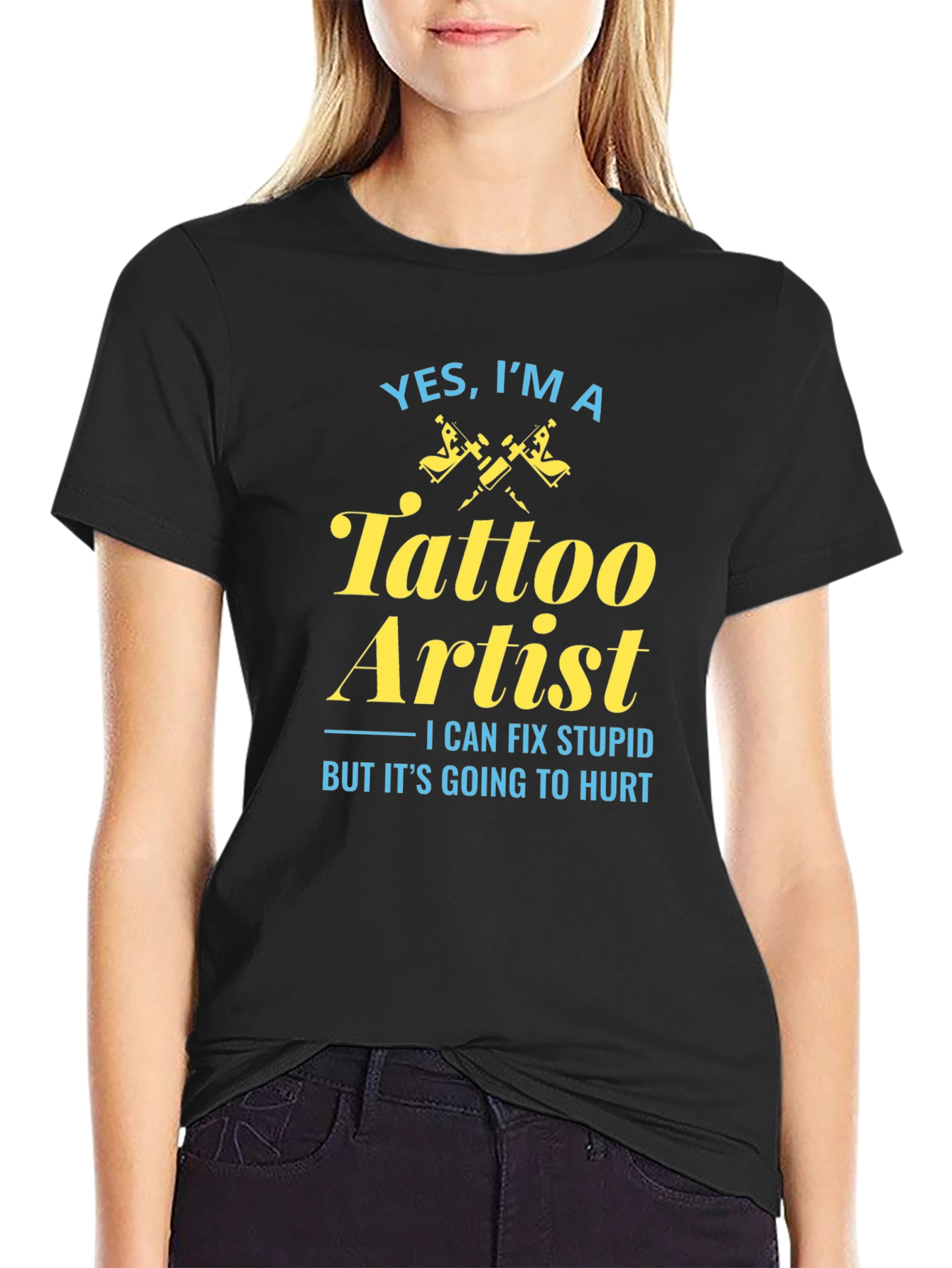 Tattoo Artist Graphic Tee - Fix Stupid