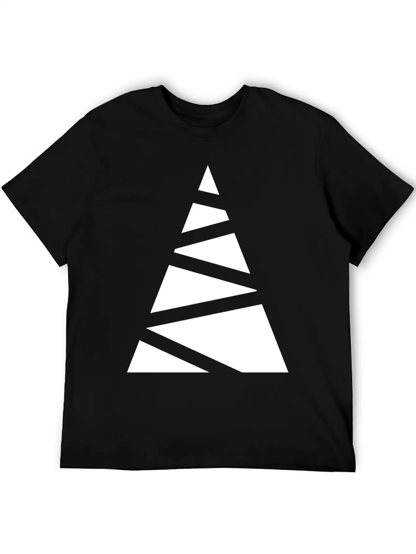 Abstract Christmas Tree Unisex Casual T-Shirt – Clean Design For Daily Comfort