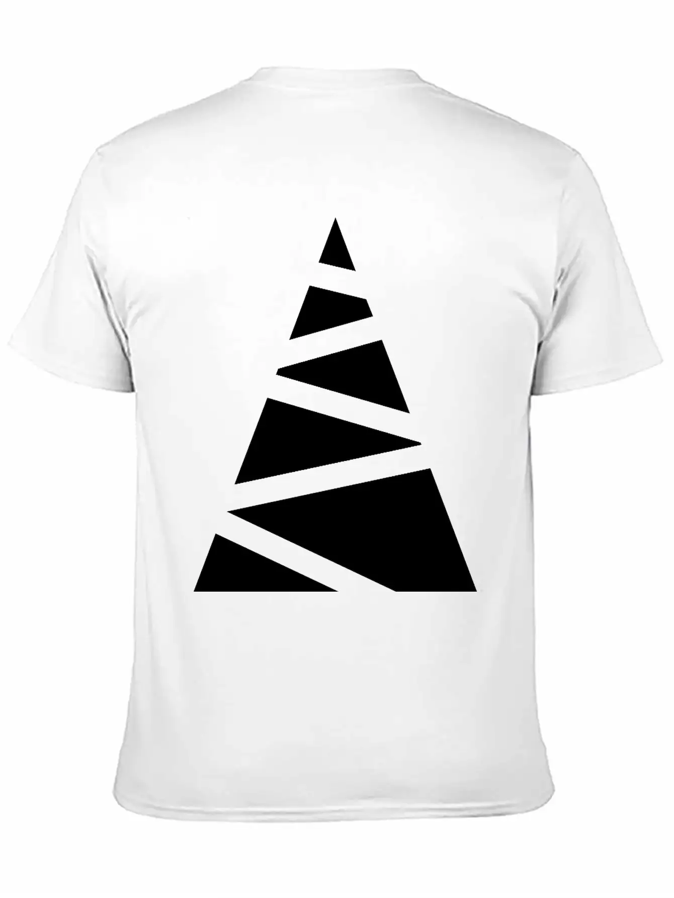 Abstract Christmas Tree Unisex Casual T-Shirt – Clean Design For Daily Comfort