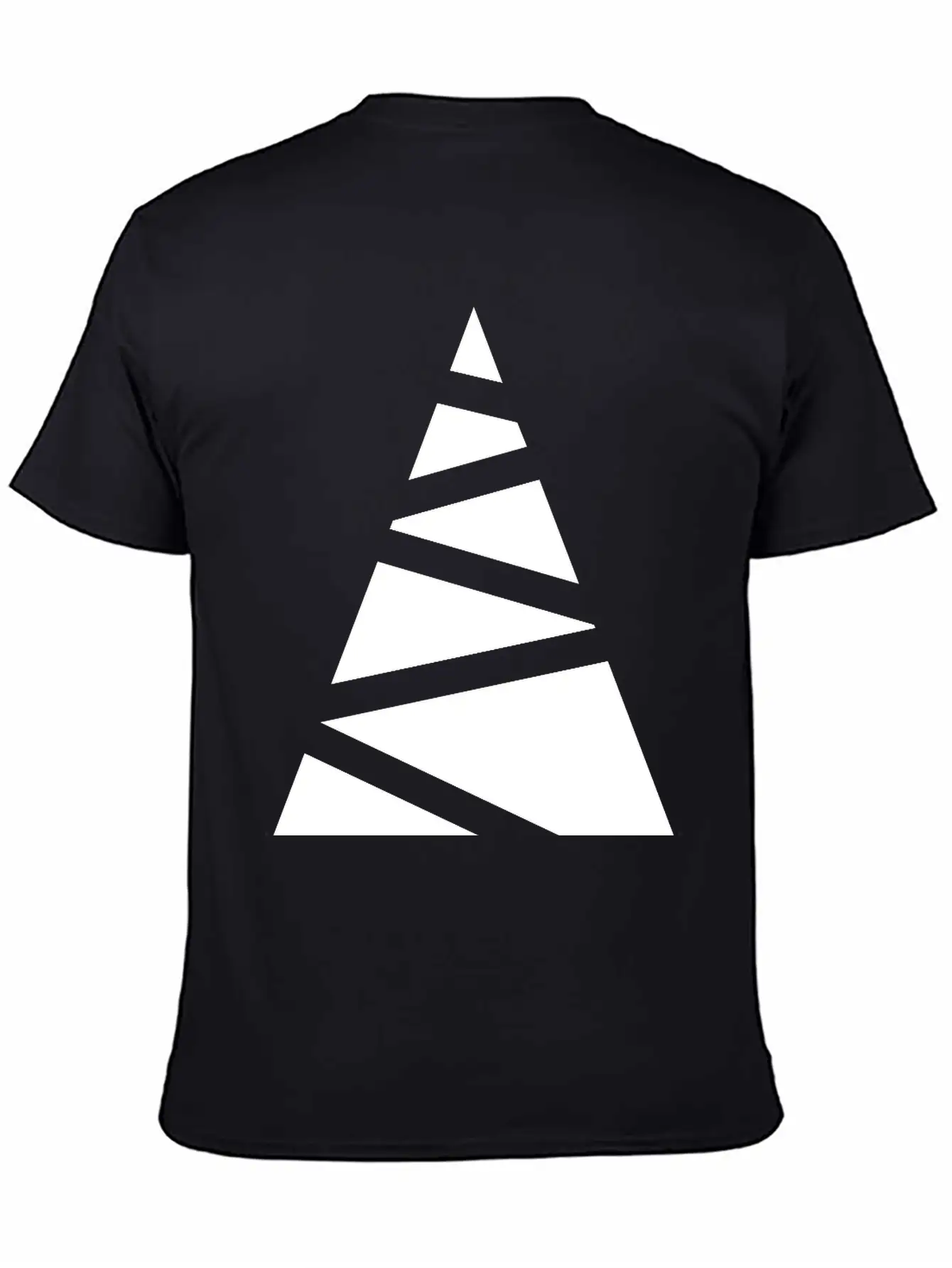 Abstract Christmas Tree Unisex Casual T-Shirt – Clean Design For Daily Comfort