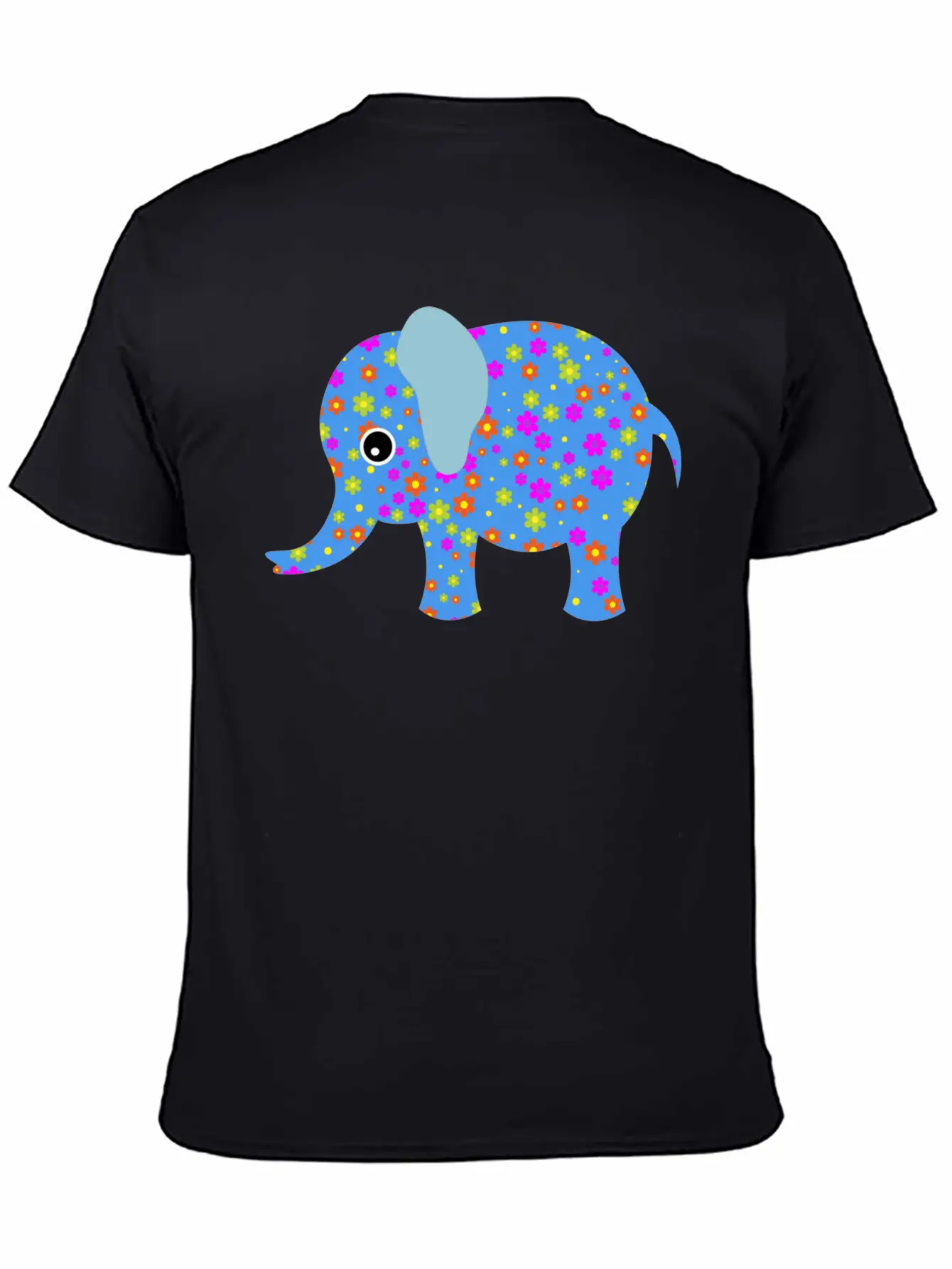 Abstract Elephant Unisex Casual T-Shirt – Clean Design For Daily Comfort