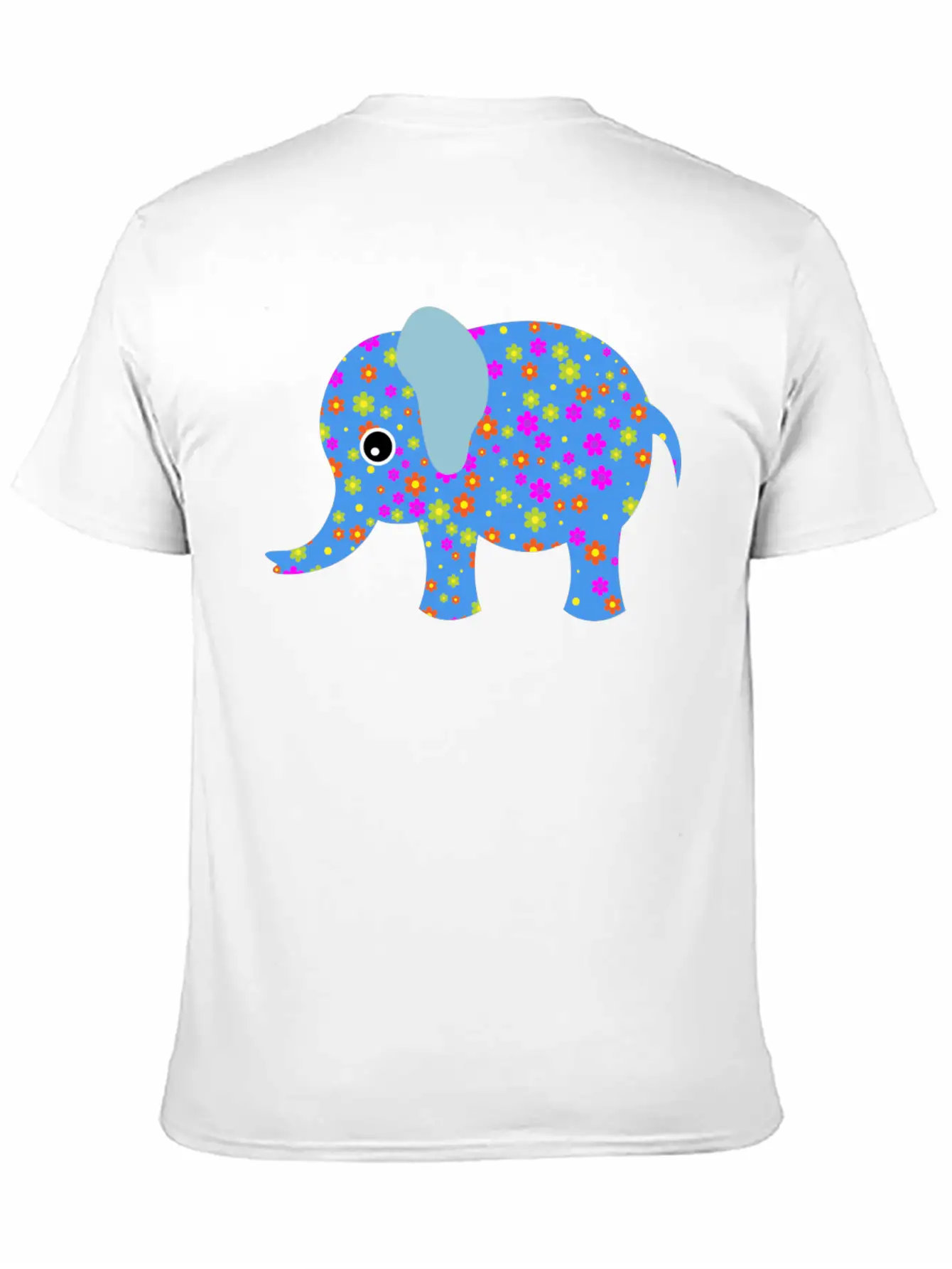 Abstract Elephant Unisex Casual T-Shirt – Clean Design For Daily Comfort
