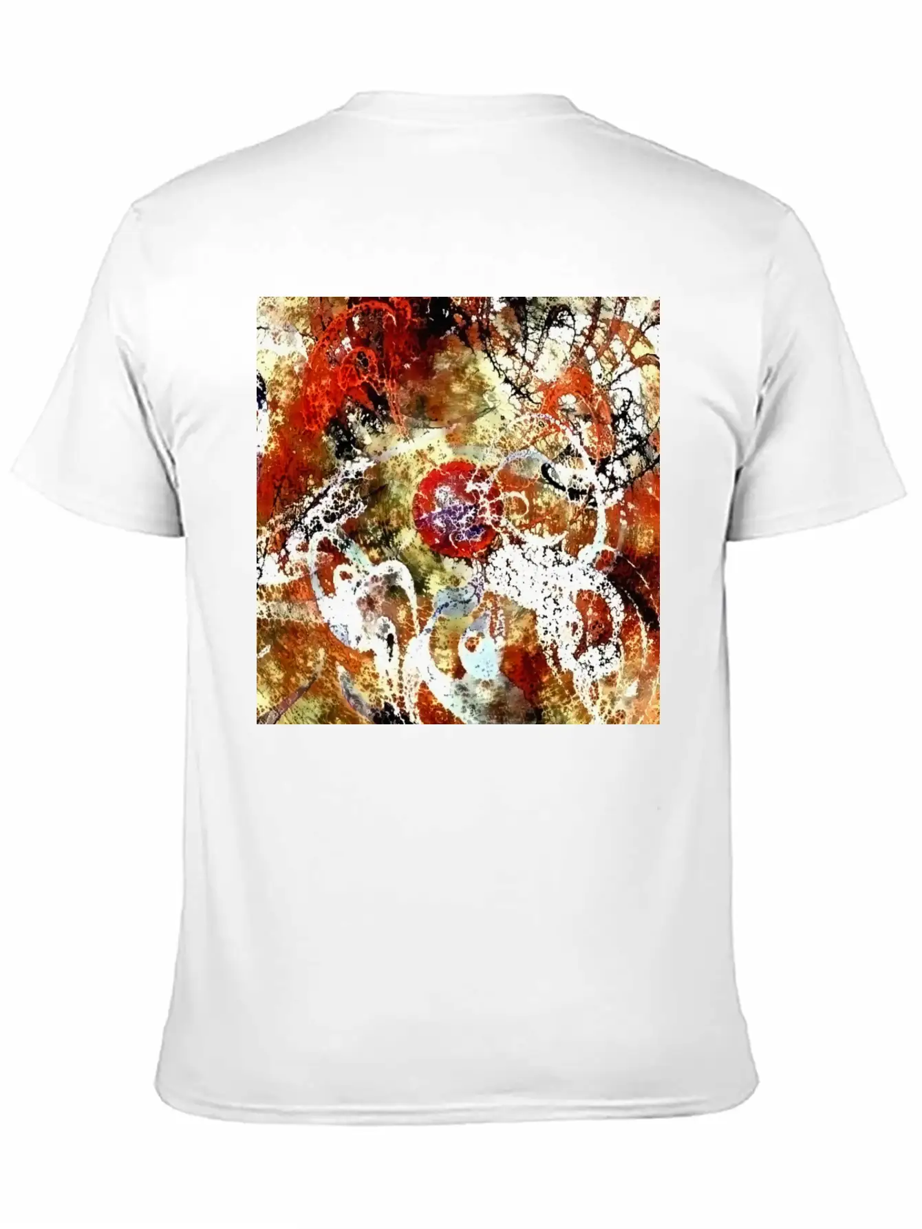 Abstract Painting Unisex Casual T-Shirt – Clean Design For Daily Comfort