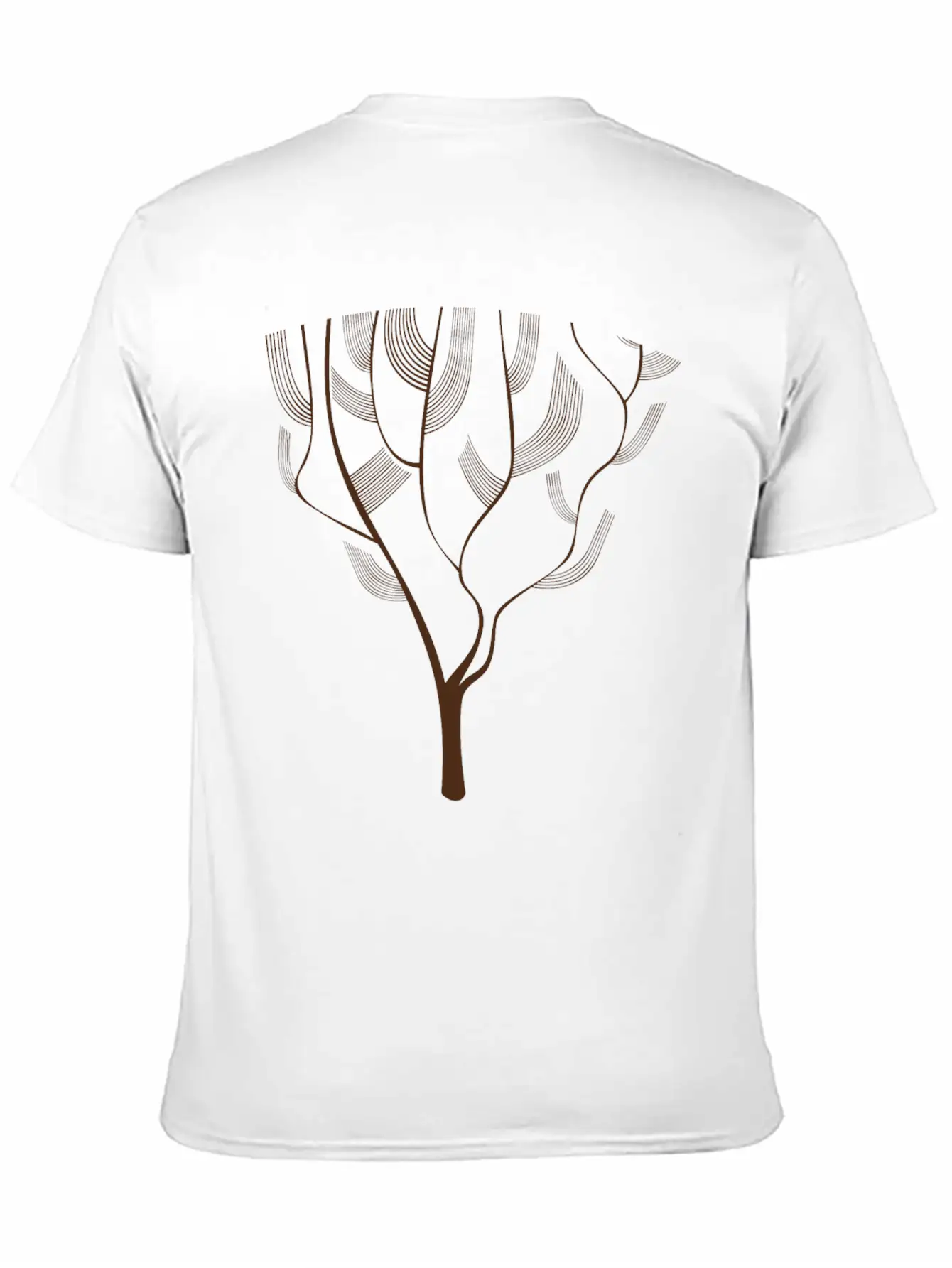 Abstract Tree Unisex Casual T-Shirt – Clean Design For Daily Comfort