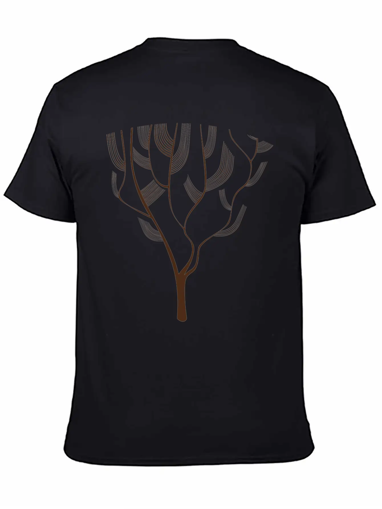 Abstract Tree Unisex Casual T-Shirt – Clean Design For Daily Comfort