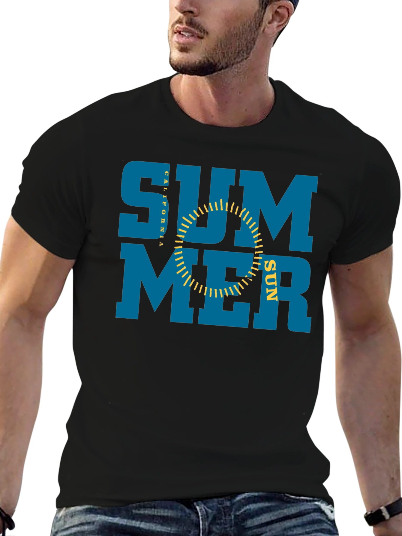 Summer California Sun Graphic T-Shirt