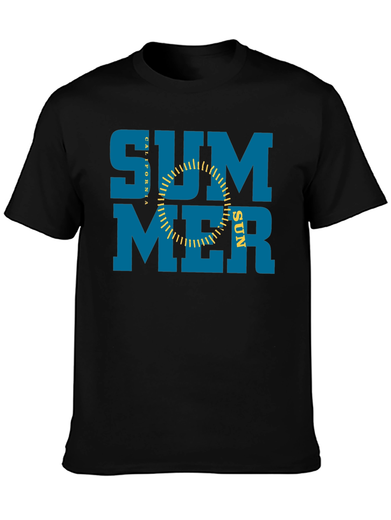 Summer California Sun Graphic T-Shirt