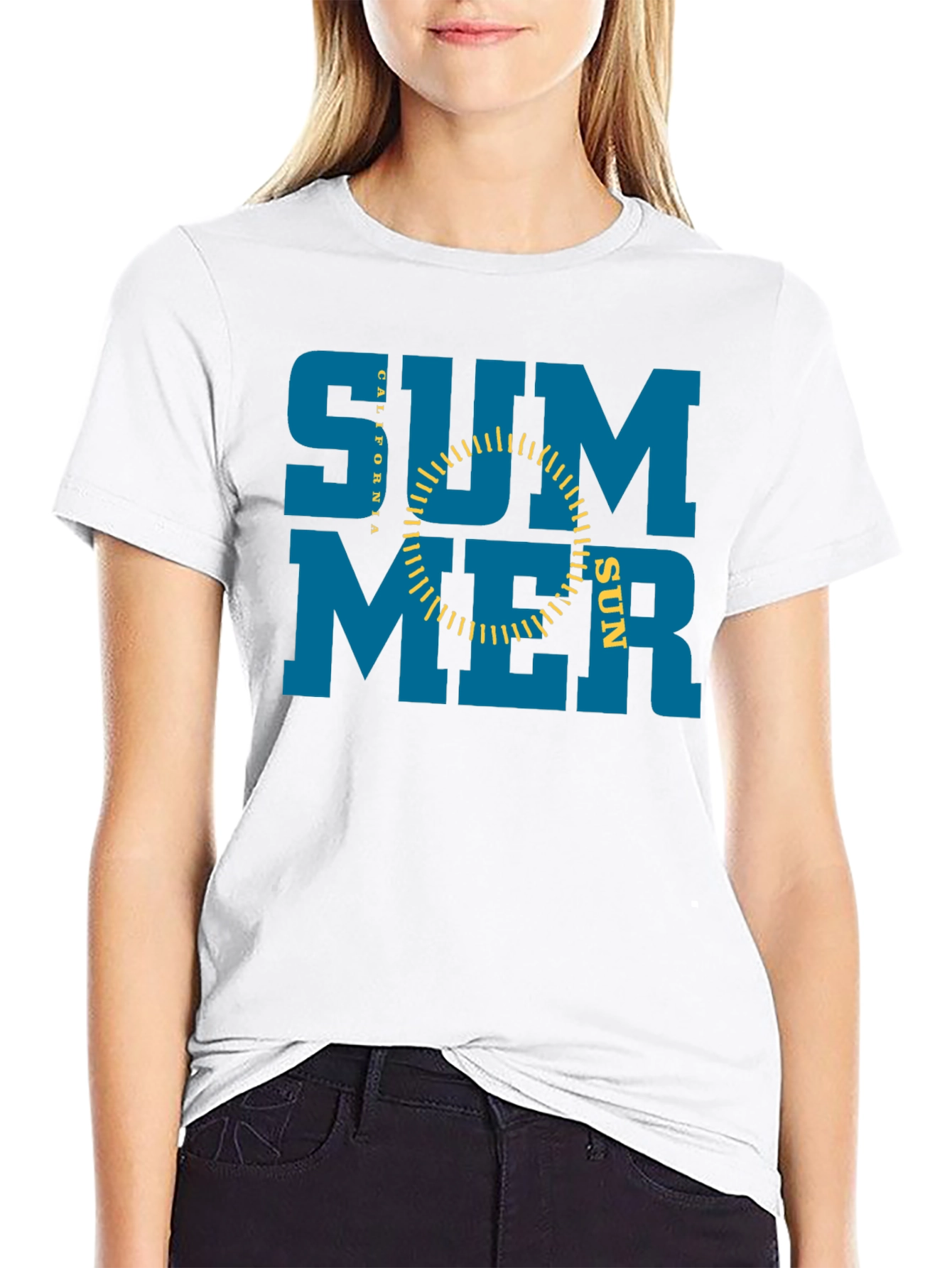 Summer California Sun Graphic T-Shirt