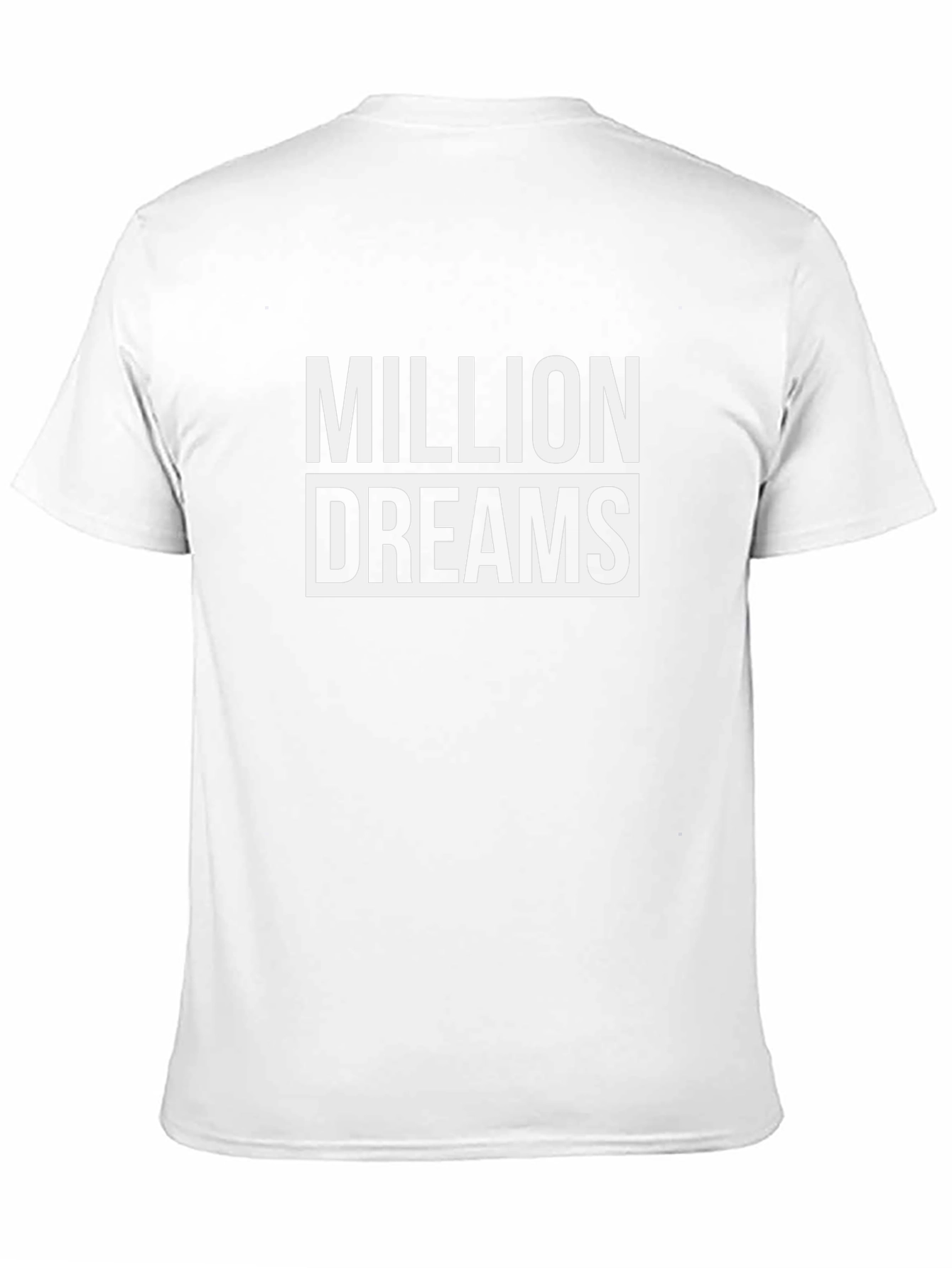 Million Dreams Graphic Print T-Shirt - Casual Style