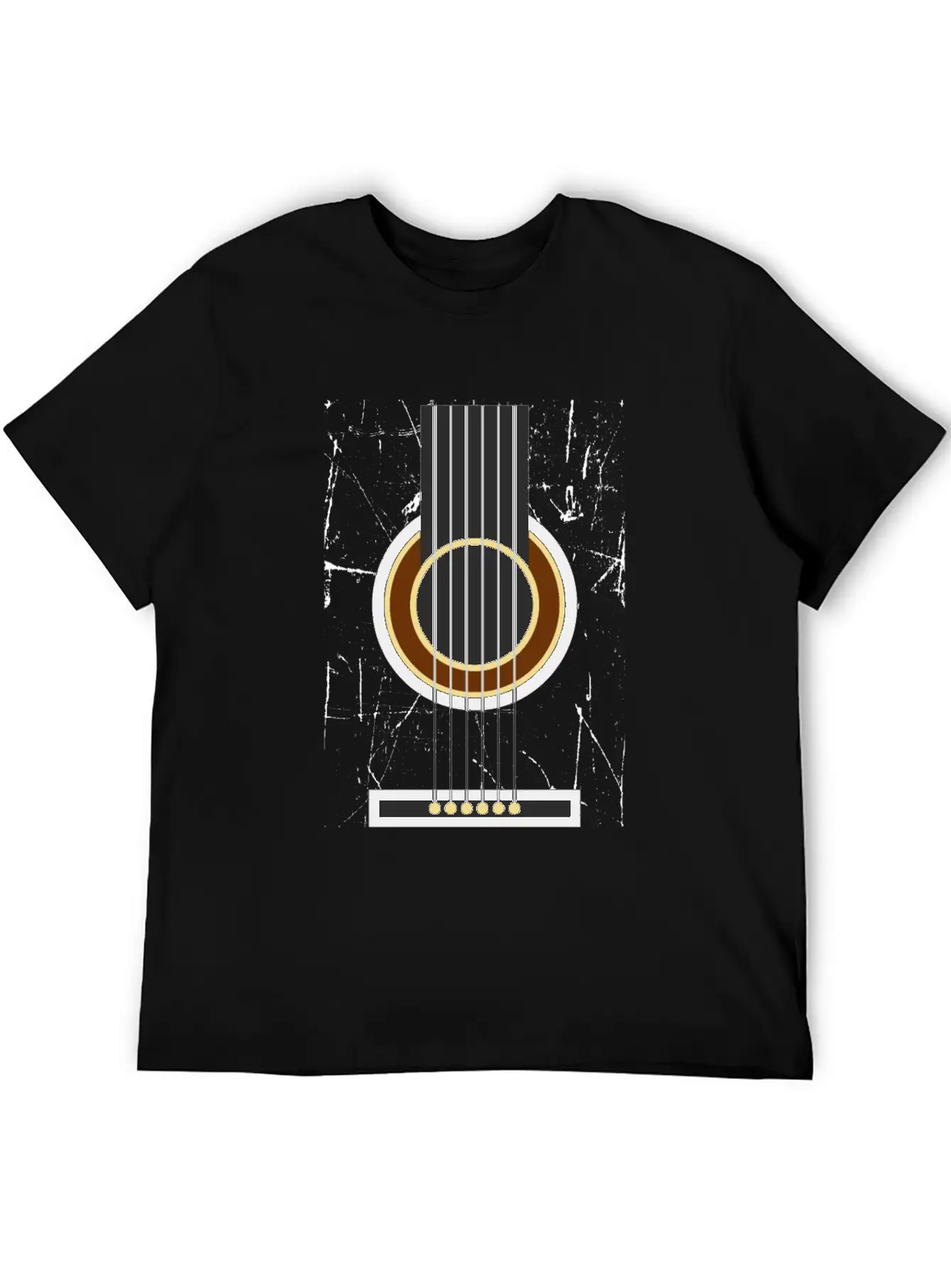 Acoustic Guitar Jamming And Good Play Unisex Casual T-Shirt – Clean Design For Daily Comfort