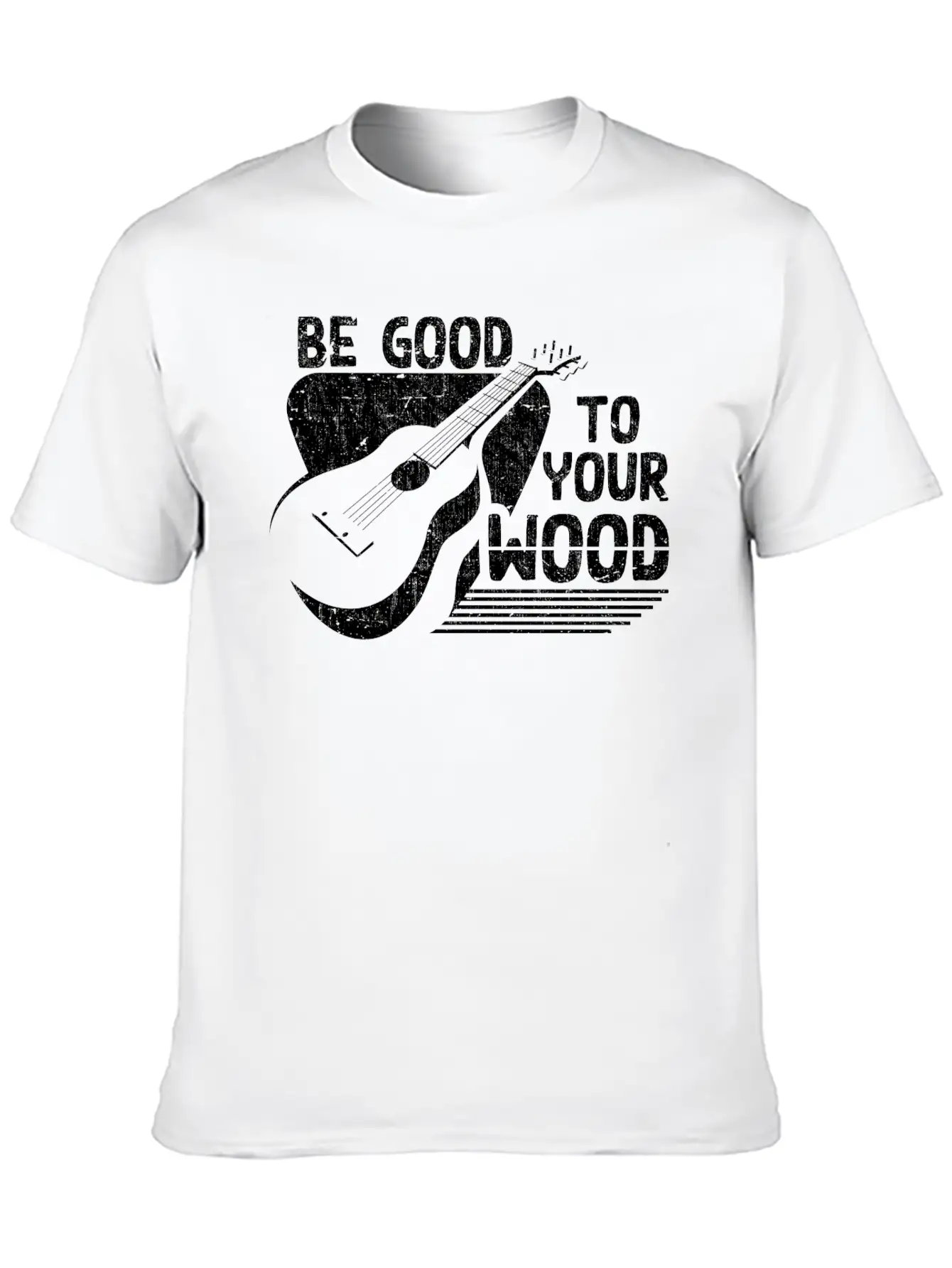 Acoustic Guitar Player Men Women Musician Unisex Casual T-Shirt – Clean Design For Daily Comfort