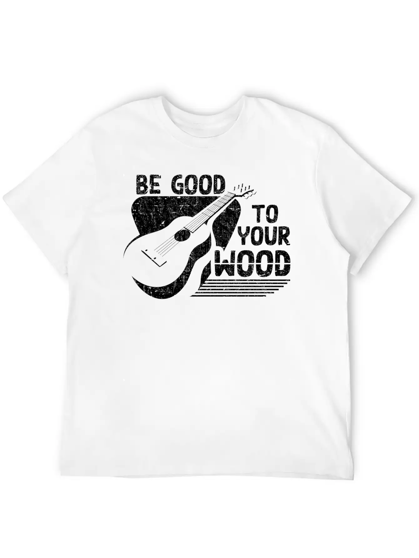 Acoustic Guitar Player Men Women Musician Unisex Casual T-Shirt – Clean Design For Daily Comfort