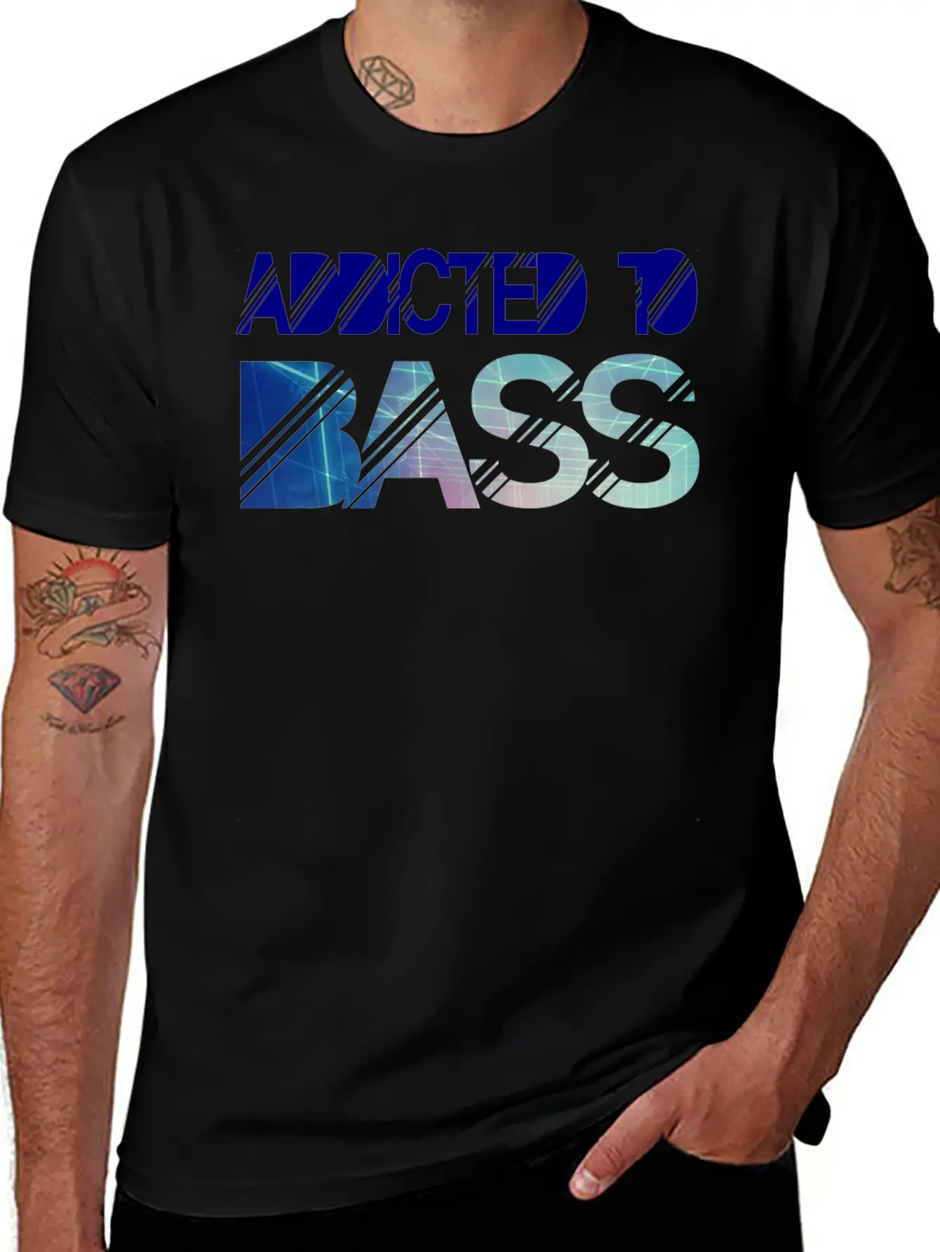 Addicted To Bass Unisex Casual T-Shirt – Clean Design For Daily Comfort