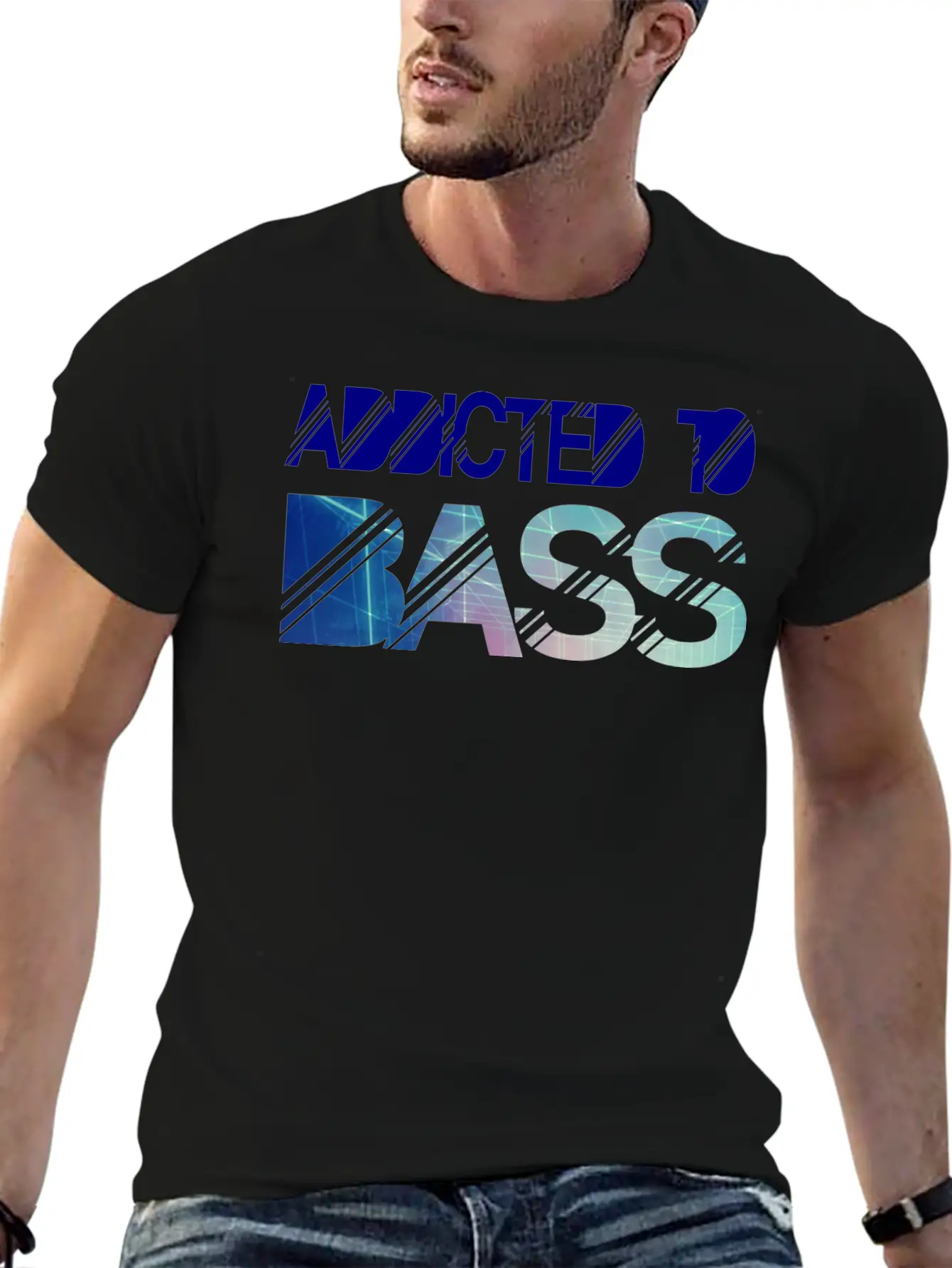 Addicted To Bass Unisex Casual T-Shirt – Clean Design For Daily Comfort