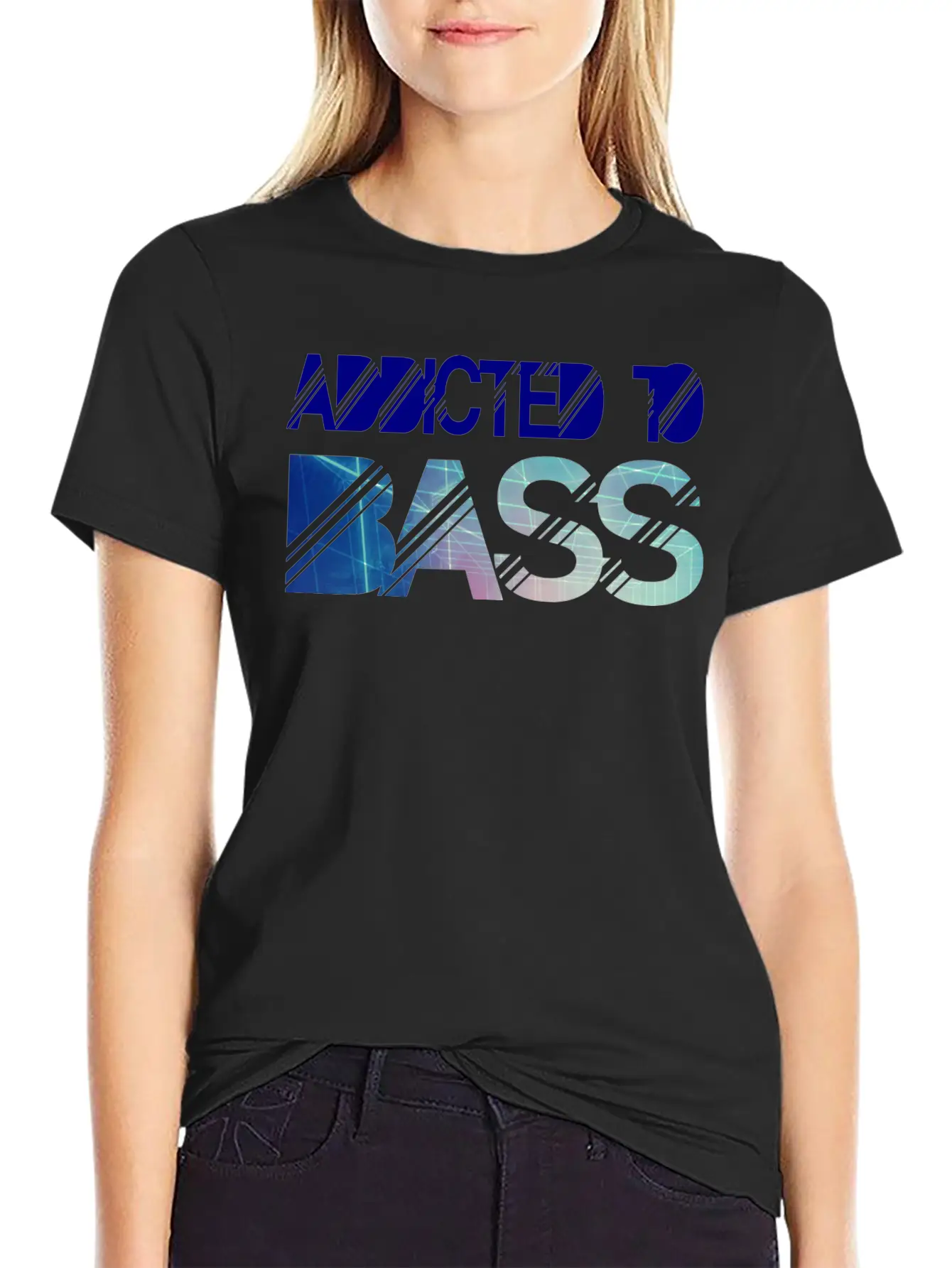Addicted To Bass Unisex Casual T-Shirt – Clean Design For Daily Comfort