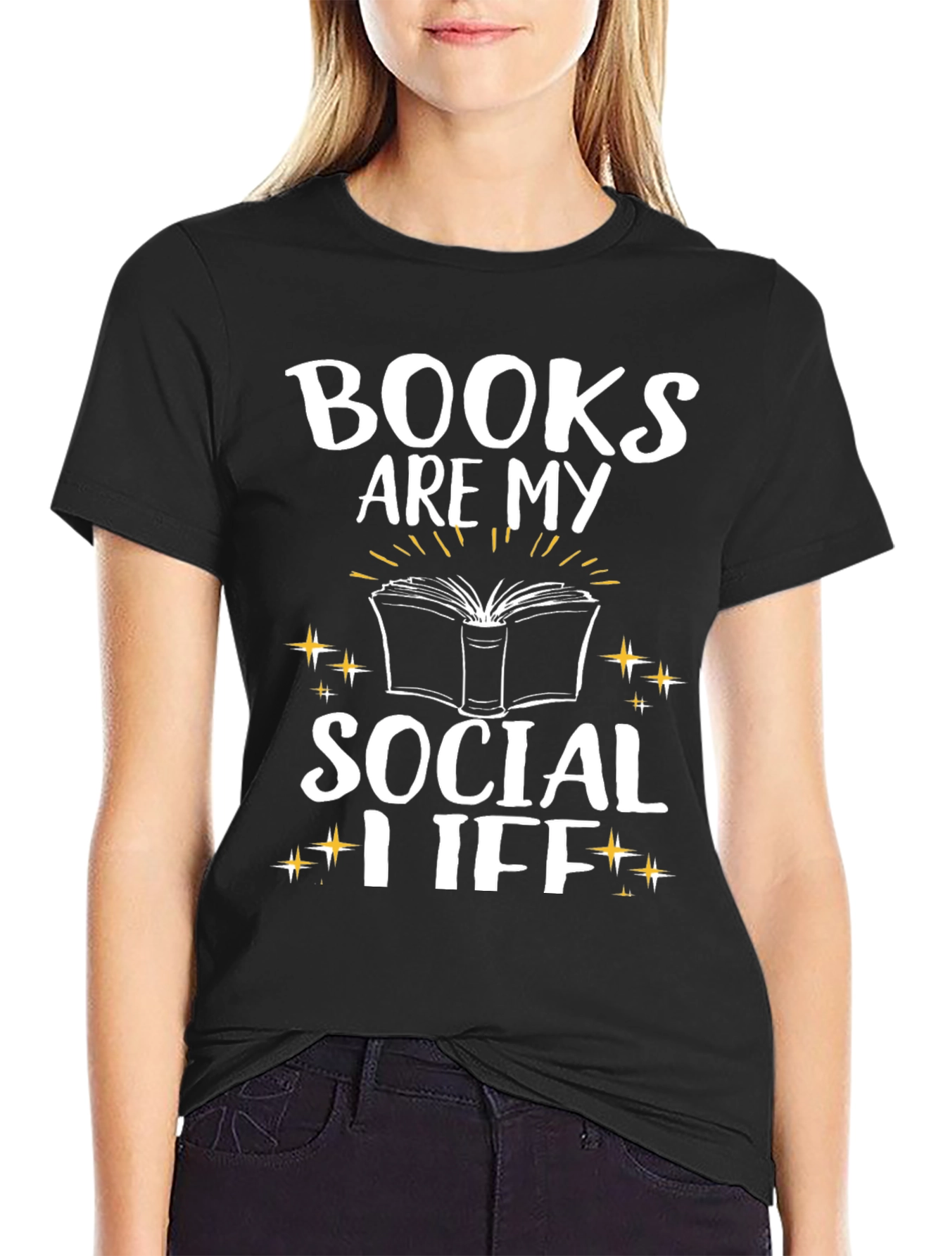 Books Are My Social Life T-Shirt