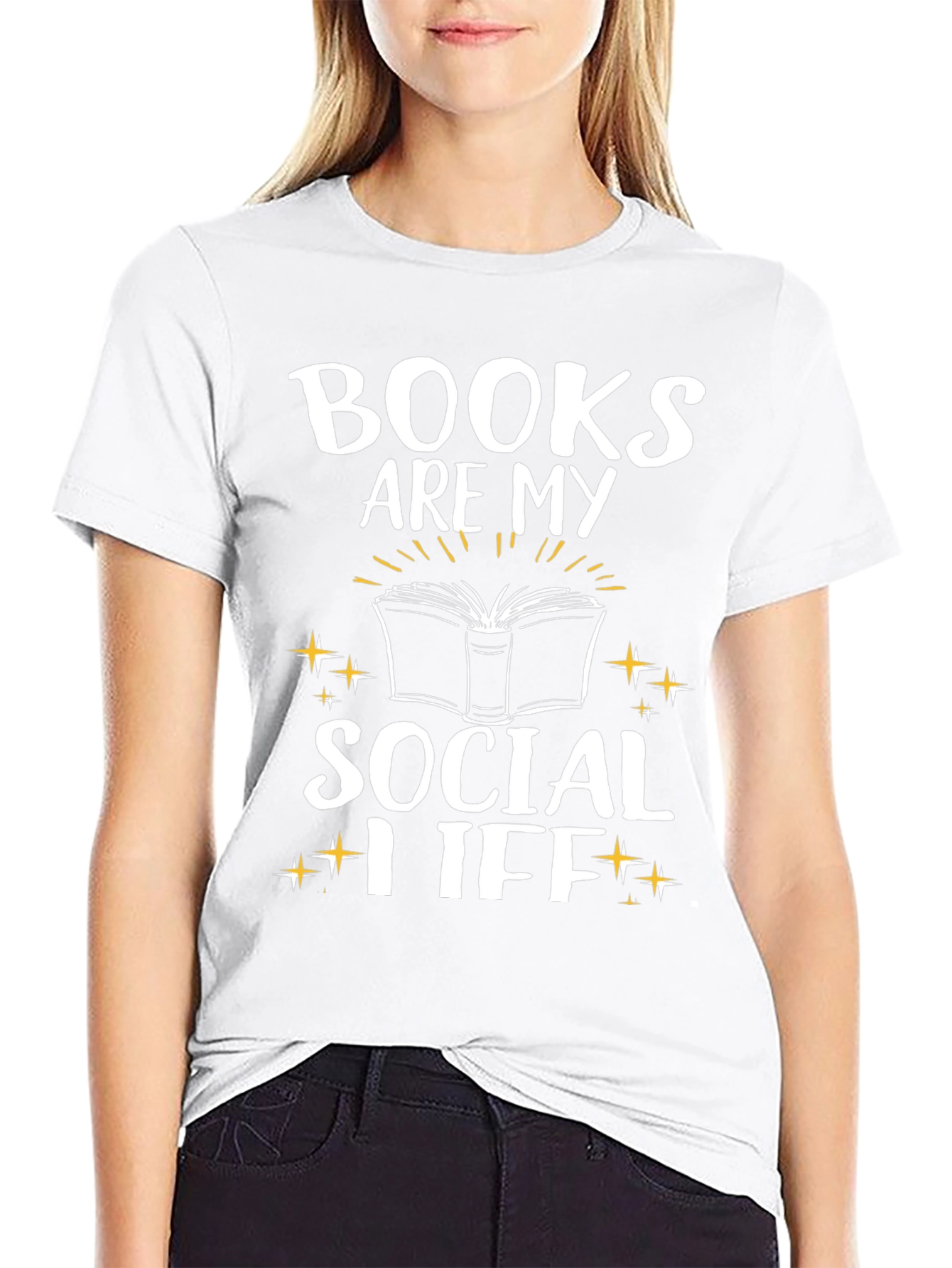 Books Are My Social Life T-Shirt