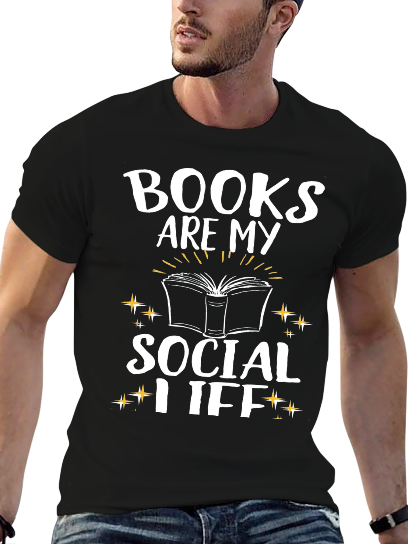 Books Are My Social Life T-Shirt