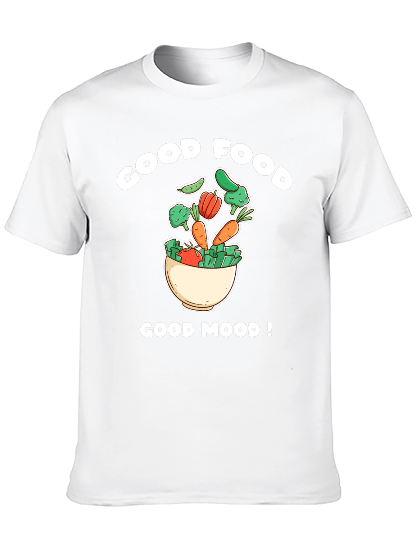 Good Food Good Mood Graphic T-Shirt