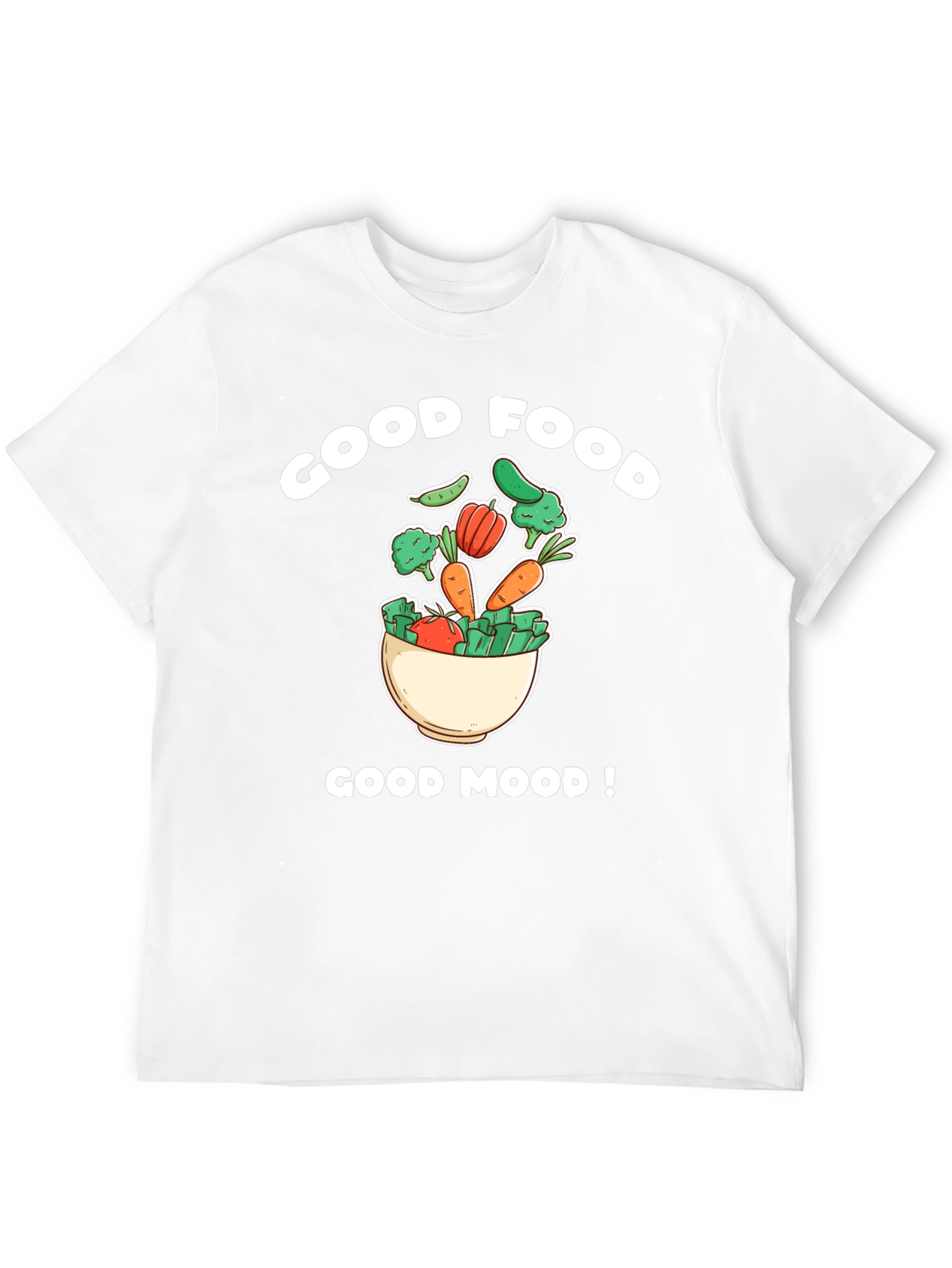Good Food Good Mood Graphic T-Shirt
