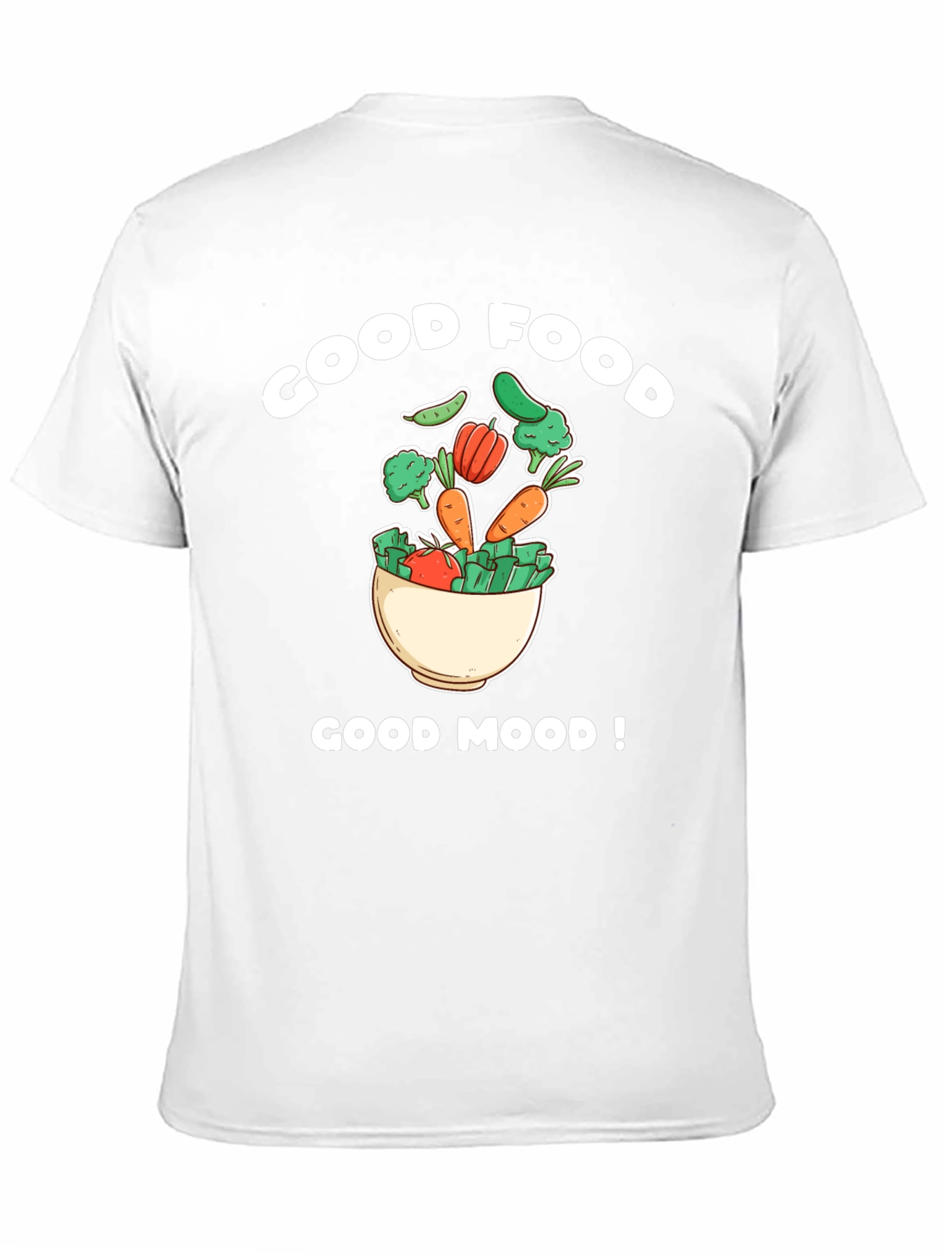 Good Food Good Mood Graphic T-Shirt