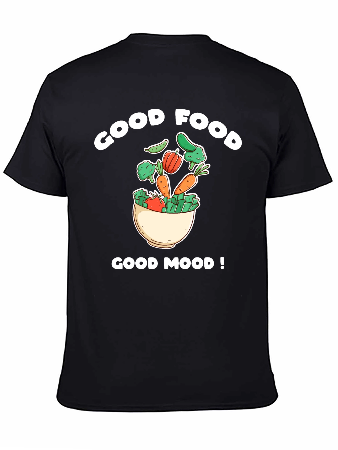 Good Food Good Mood Graphic T-Shirt